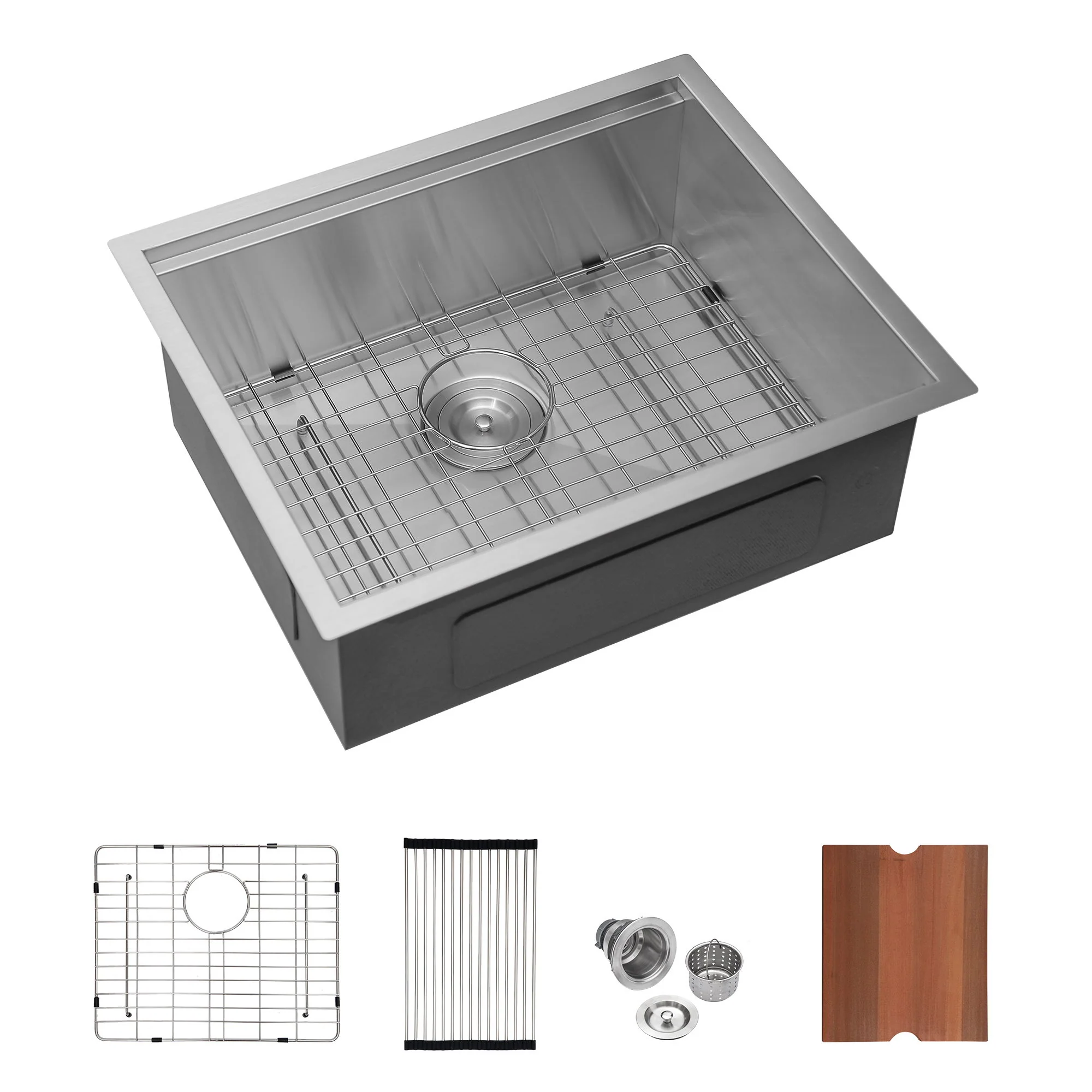 Laundry Workstation Undermount Utility Sink, Deep Single Bowl - Image 2