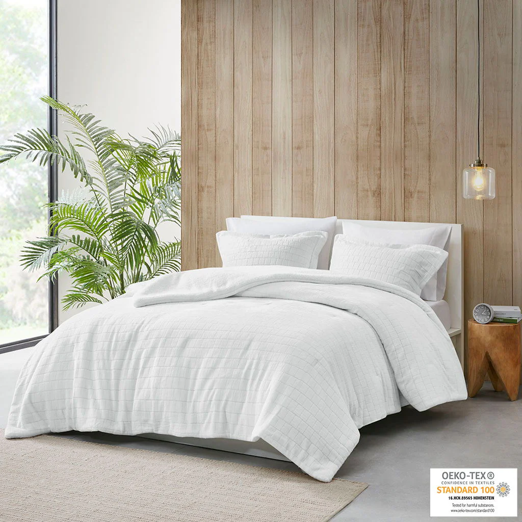 Laurie - King Comforter Set - Ivory