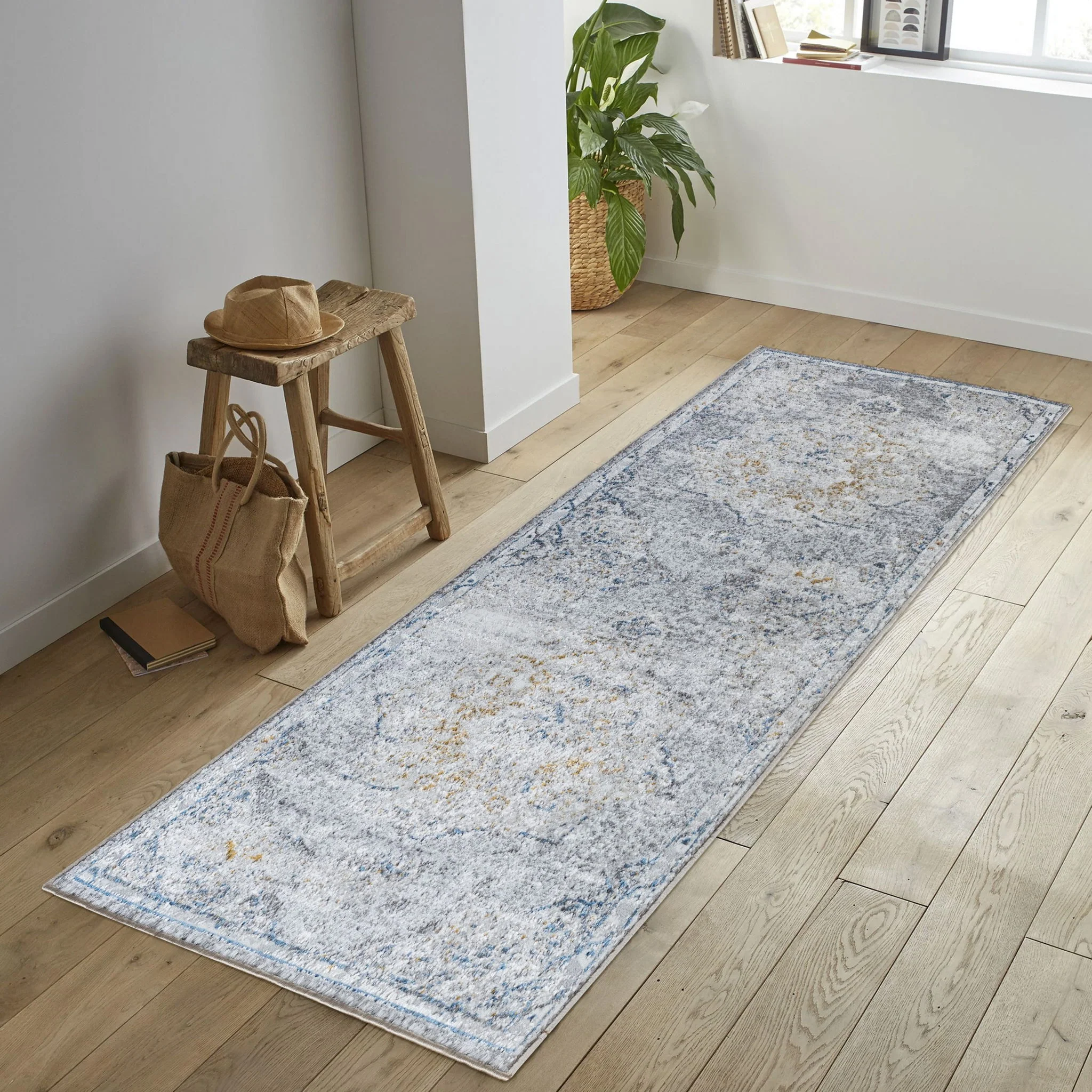 Legacy - 5'3" X 7' Area Rug Polypropylene - Multi / White - Image 2