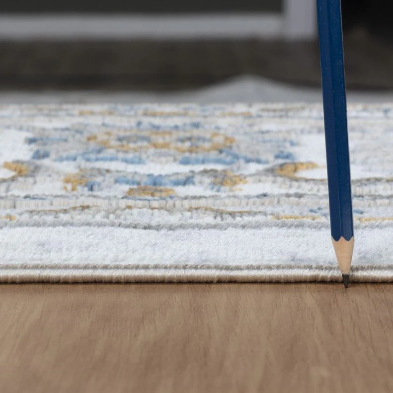 Legacy - 5'3" X 7' Area Rug - White - Image 4