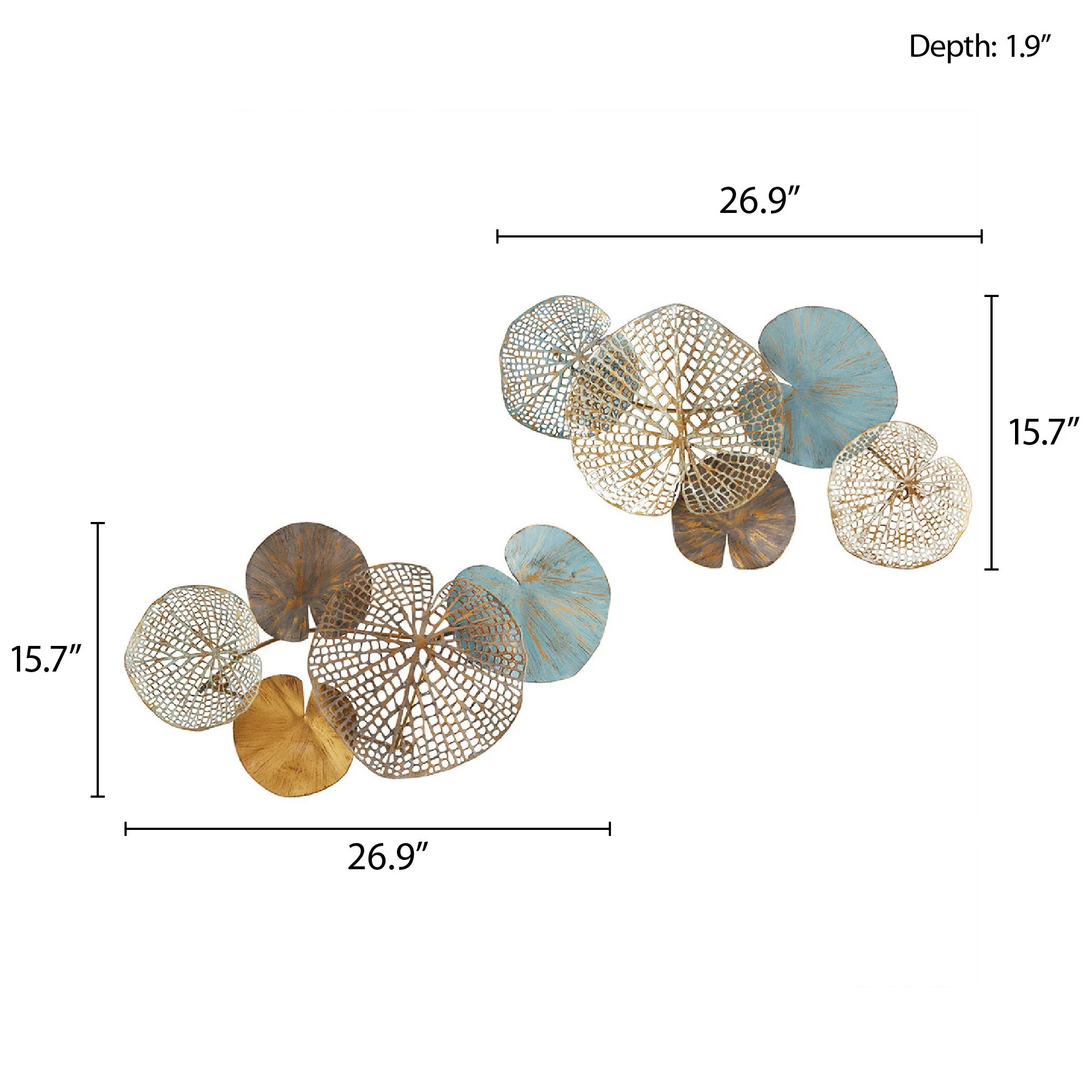 Lenzie - Wall Decor (Set of 2) - Multi - Image 4