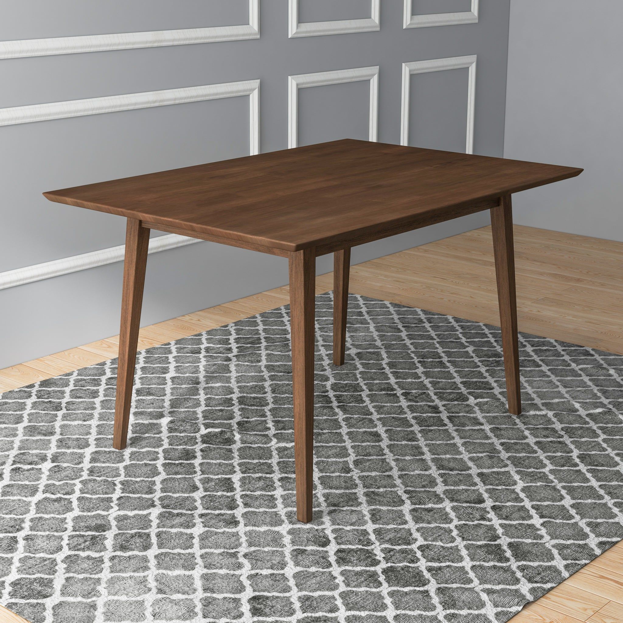 Levi - Modern Style Rectangular Dining Kitchen Table - Image 10