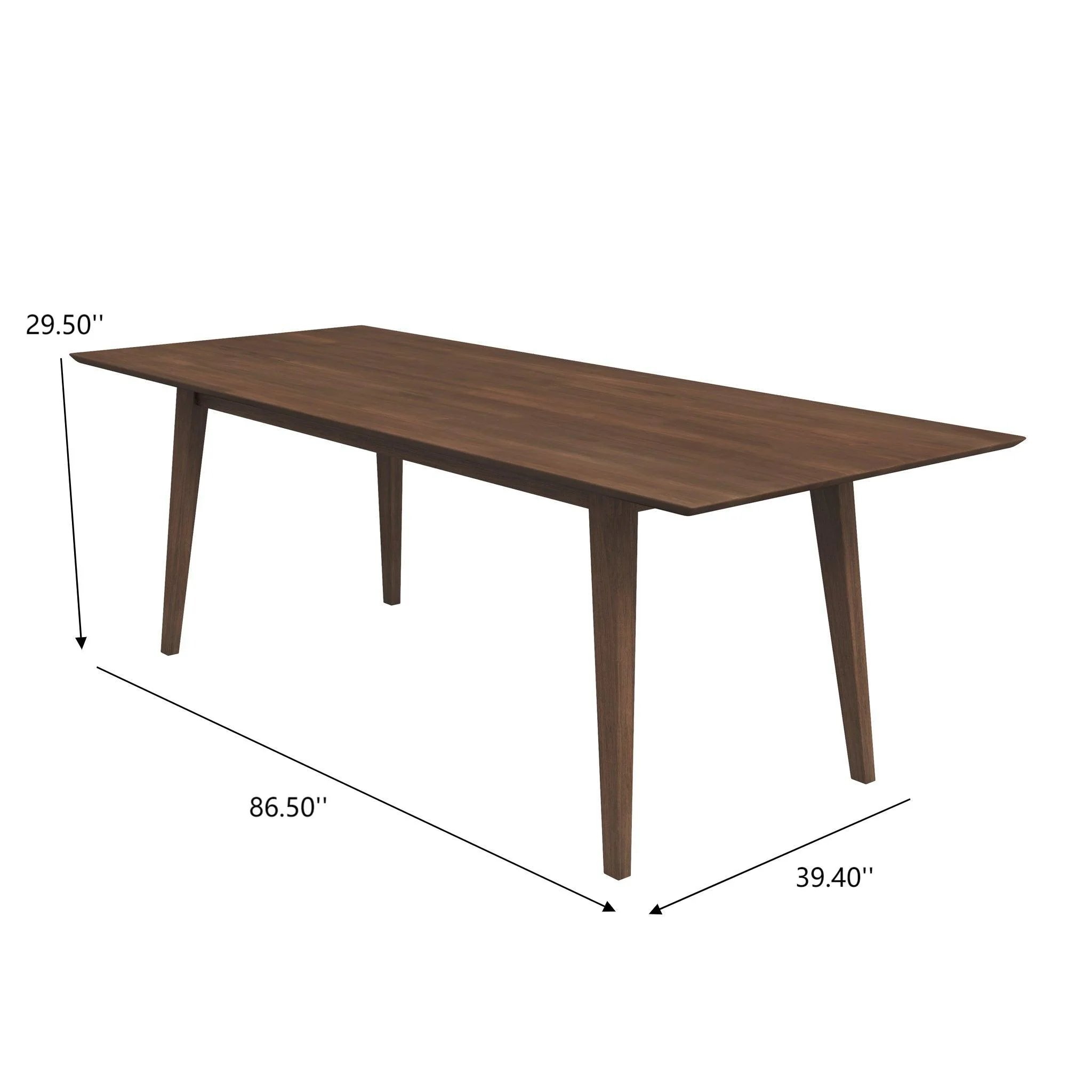 Levi - Modern Style Rectangular Dining Kitchen Table - Image 14
