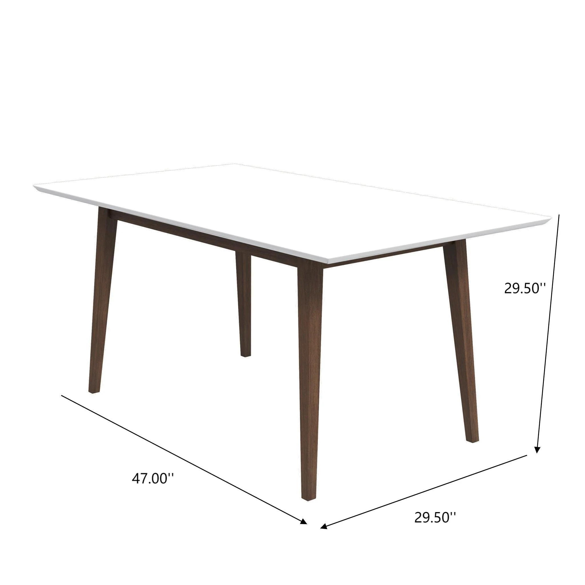 Levi - Modern Style Rectangular Dining Kitchen Table - Image 16