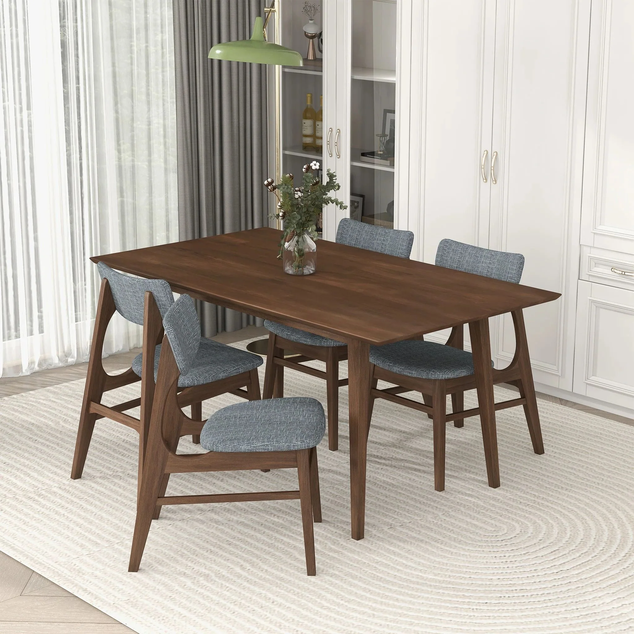 Levi - Modern Style Rectangular Dining Kitchen Table - Image 17