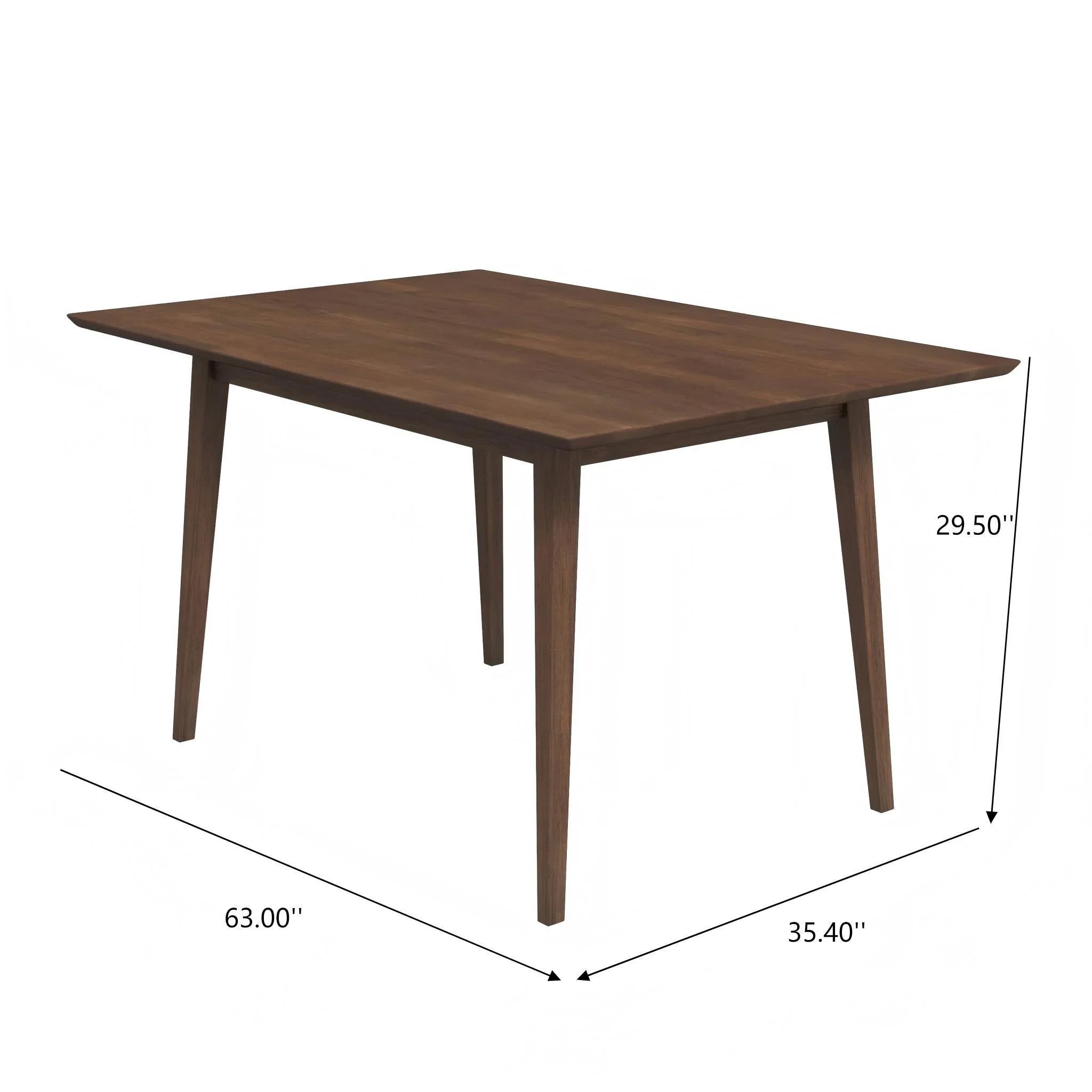 Levi - Modern Style Rectangular Dining Kitchen Table - Image 18