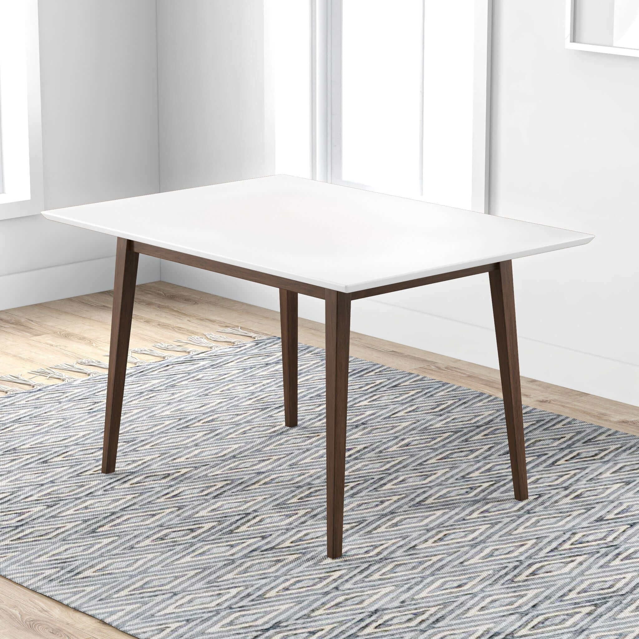 Levi - Modern Style Rectangular Dining Kitchen Table - Image 19