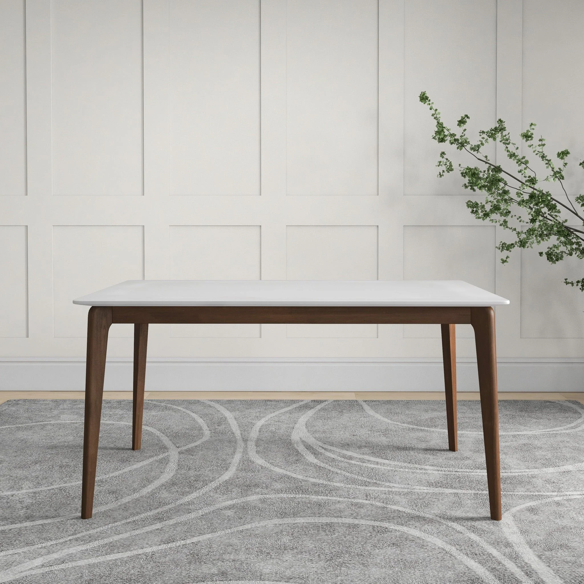 Levi - Modern Style Rectangular Dining Kitchen Table - Image 6