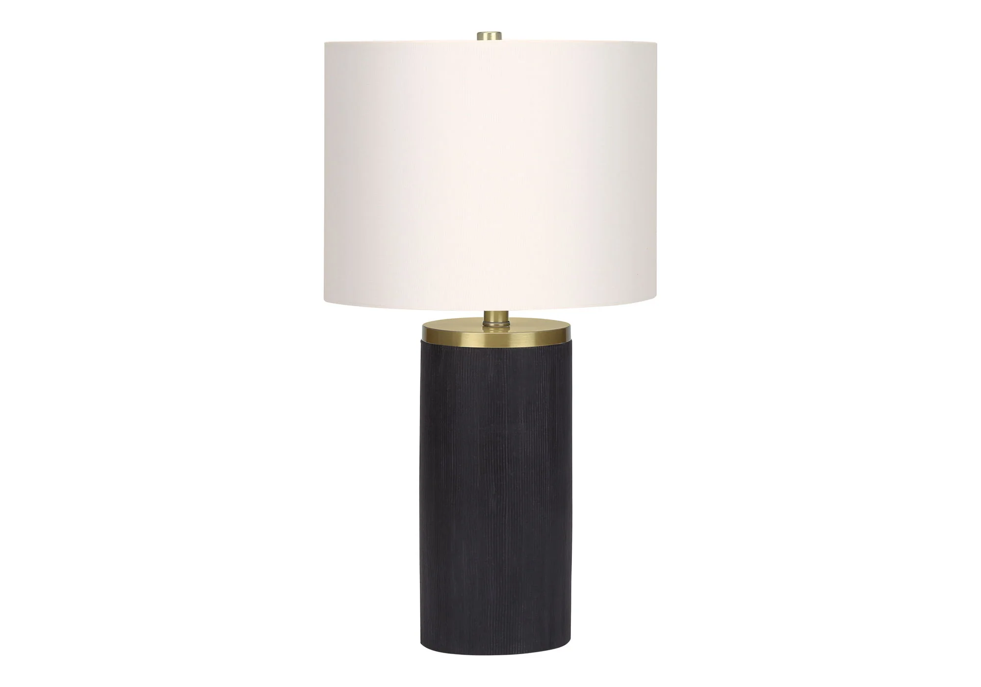 Lighting, Table Lamp, Concrete, Modern - Black - Image 3