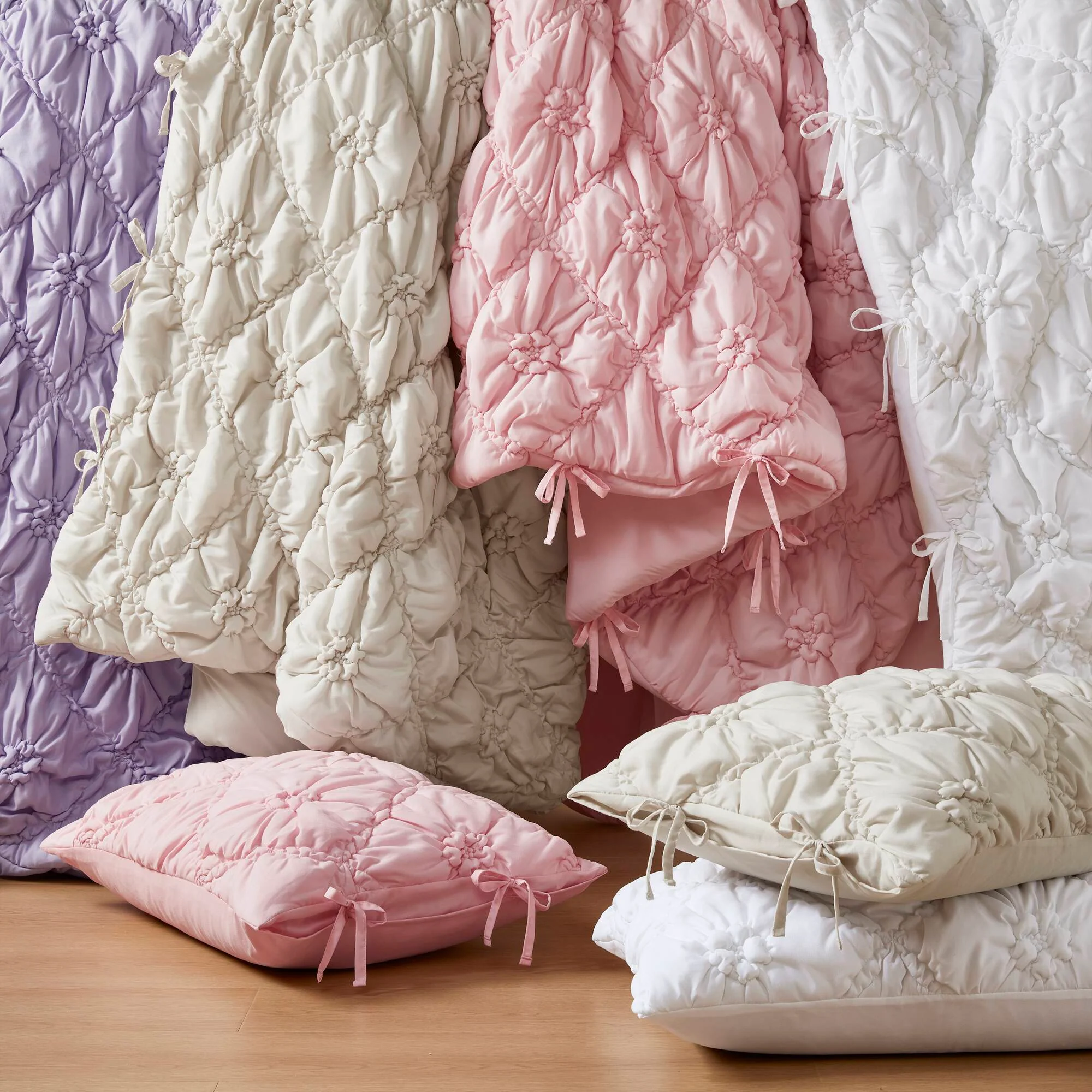 Lily - 2 Piece Comforter Set - Pink - Image 3