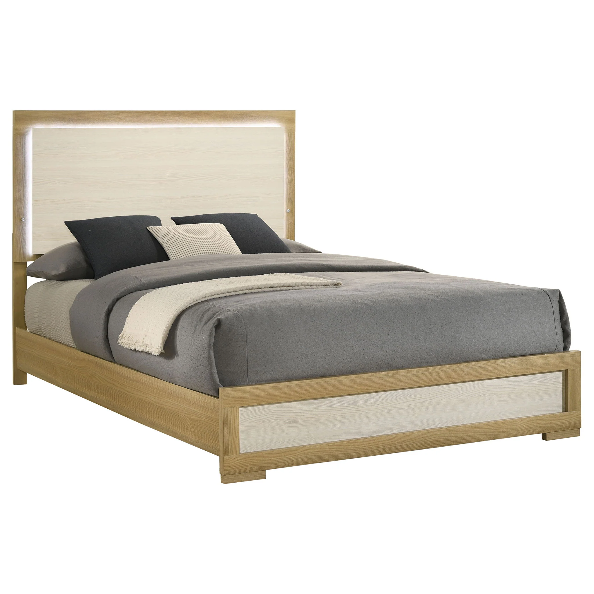 Lincoln - LED Panel Bed With Touch Light Headboard - Image 4