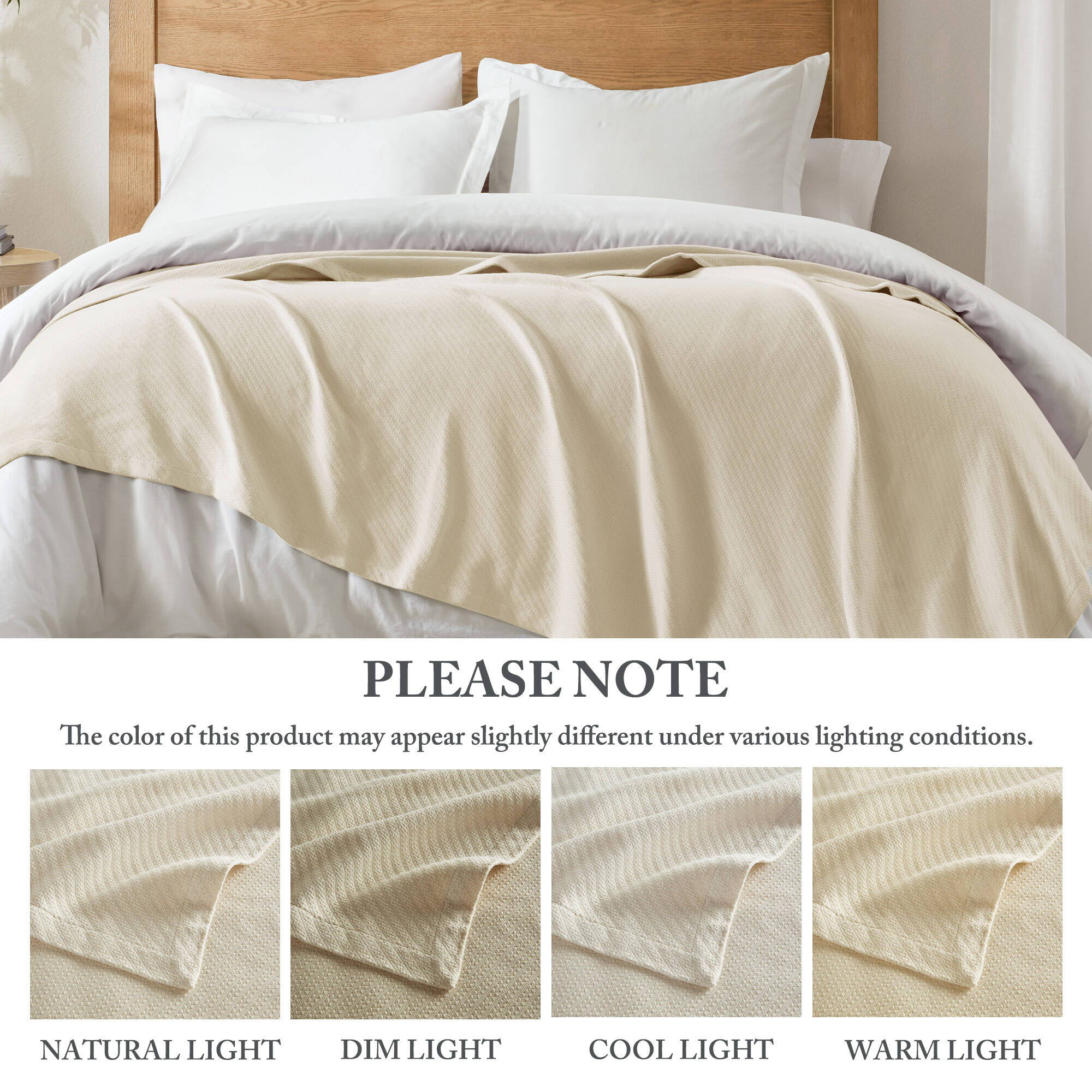 Liquid Cotton - Blanket - Ivory - Image 4