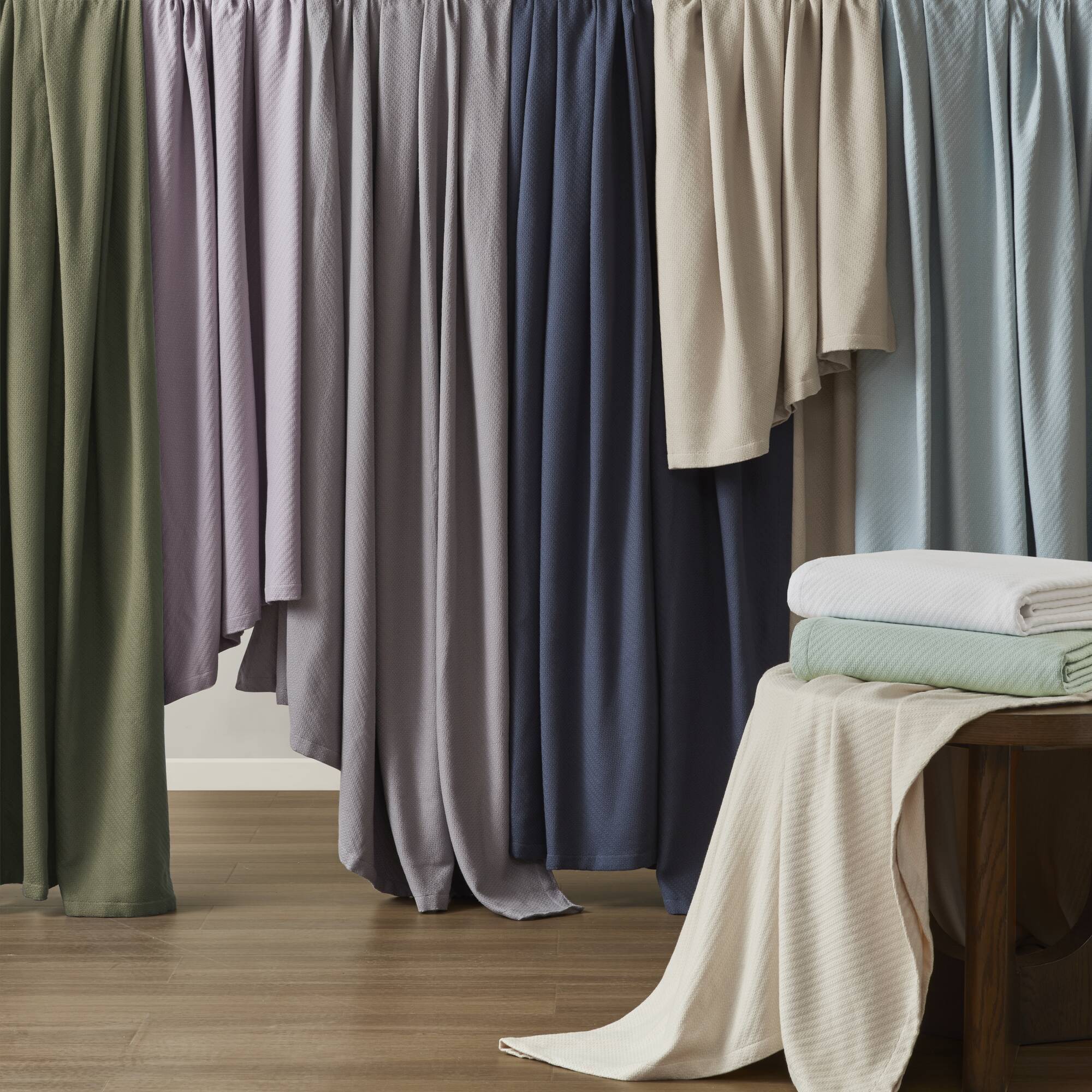 Liquid Cotton - King Blanket - Navy - Image 3