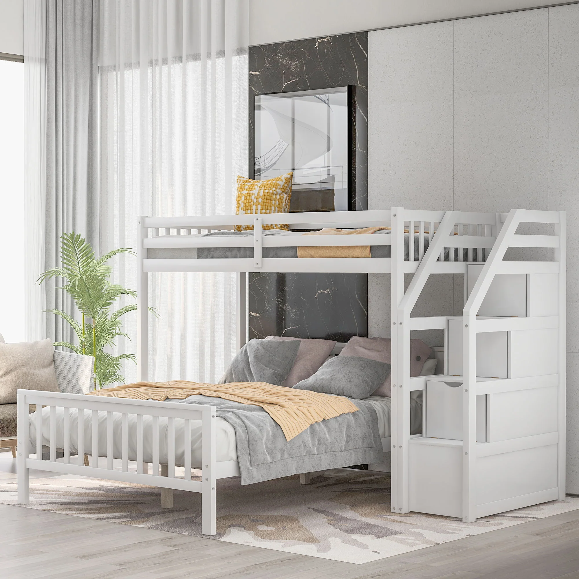 Loft Bed With Staircase And Storage - Image 8