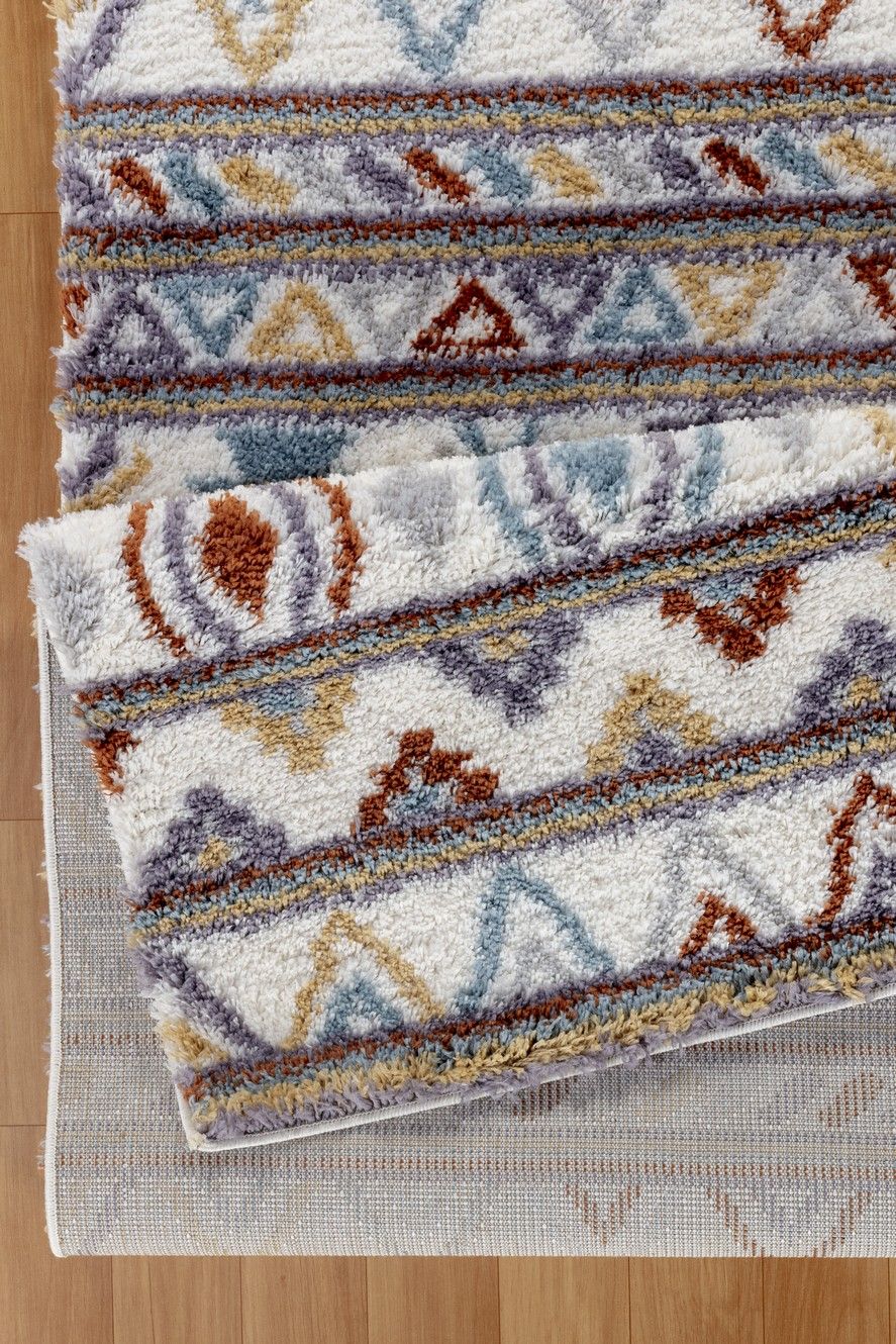 Loft Shag - 7'10" X 9'10" Shaggy Area Rug - Multi, Polypropylene - Image 4