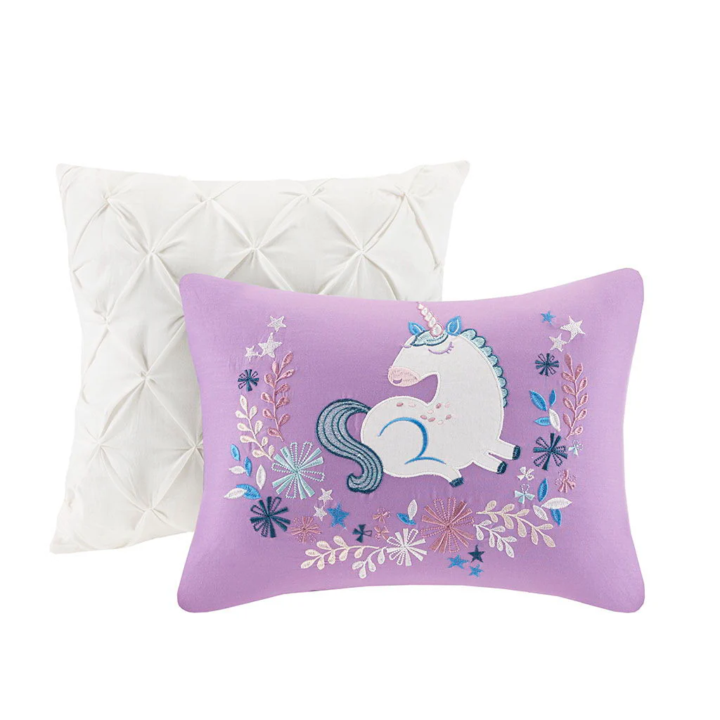Lola - Unicorn Duvet Cover Set - Pink - Image 2
