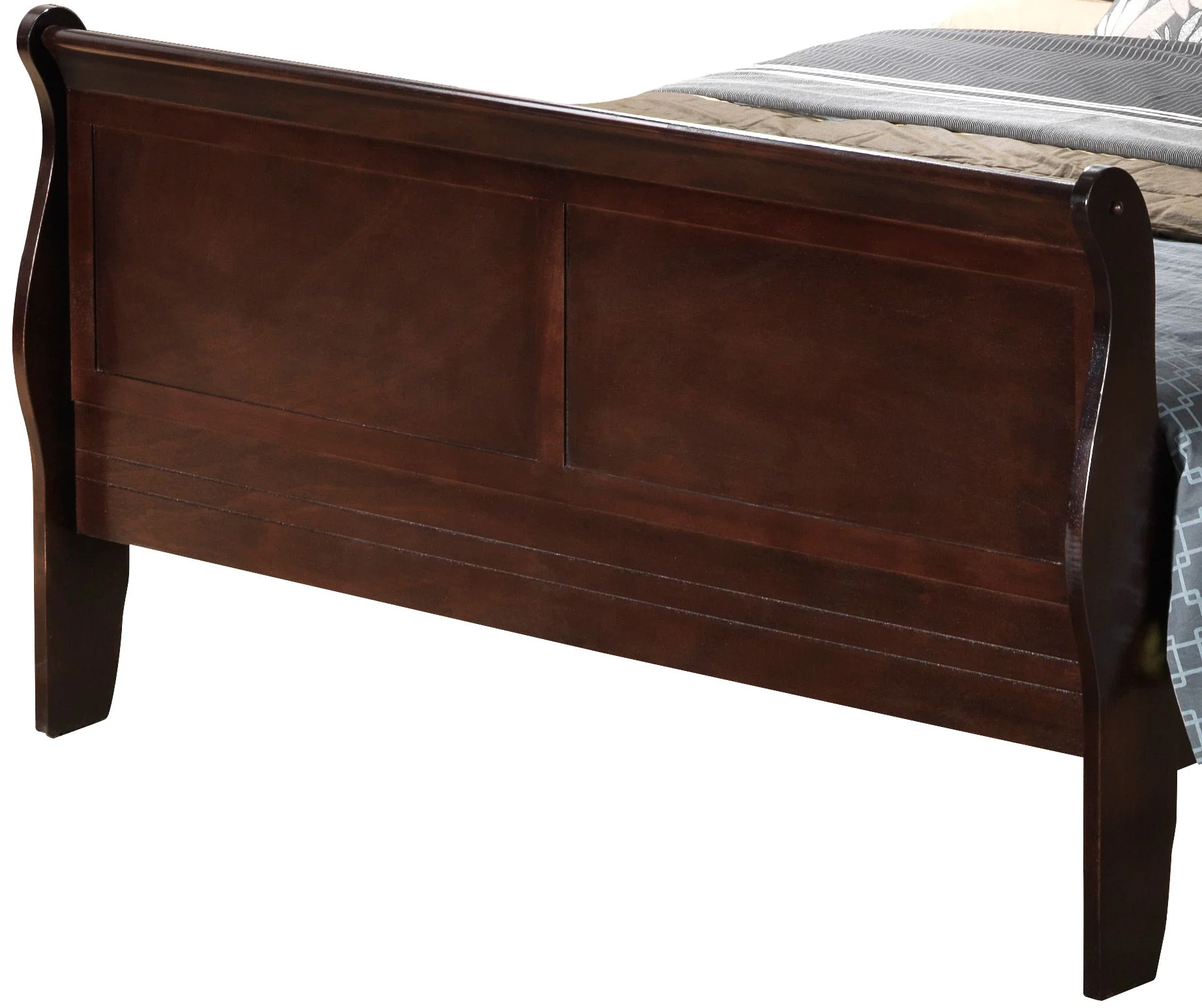 Louis Phillipe - Panel Sleigh Bed - Image 14