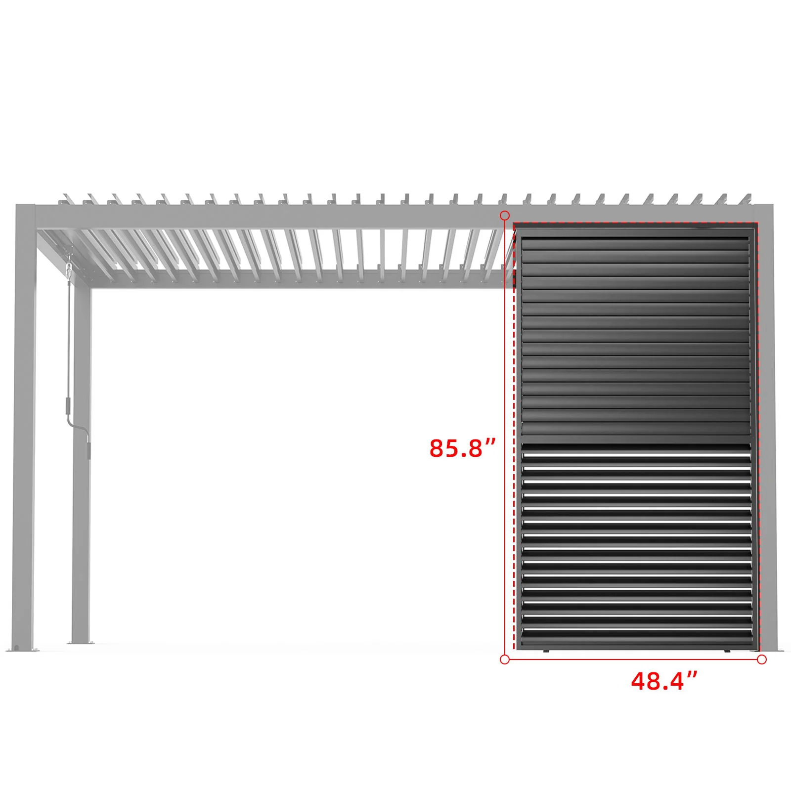 Louver Grille Frame & Louvers - Image 2