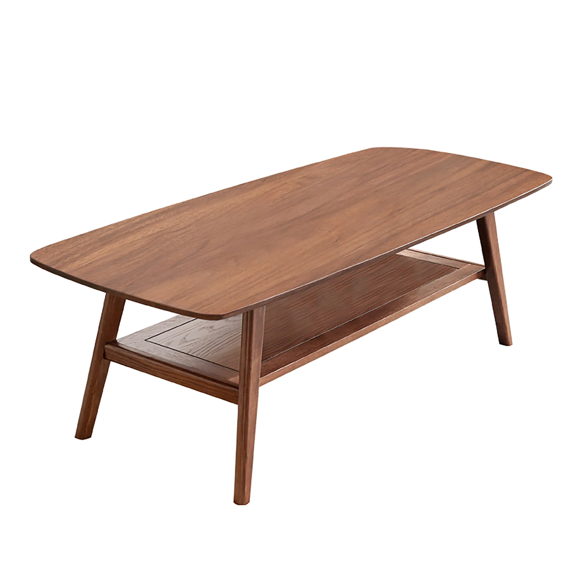 Low Coffee Table With Storage Shelf - Image 3