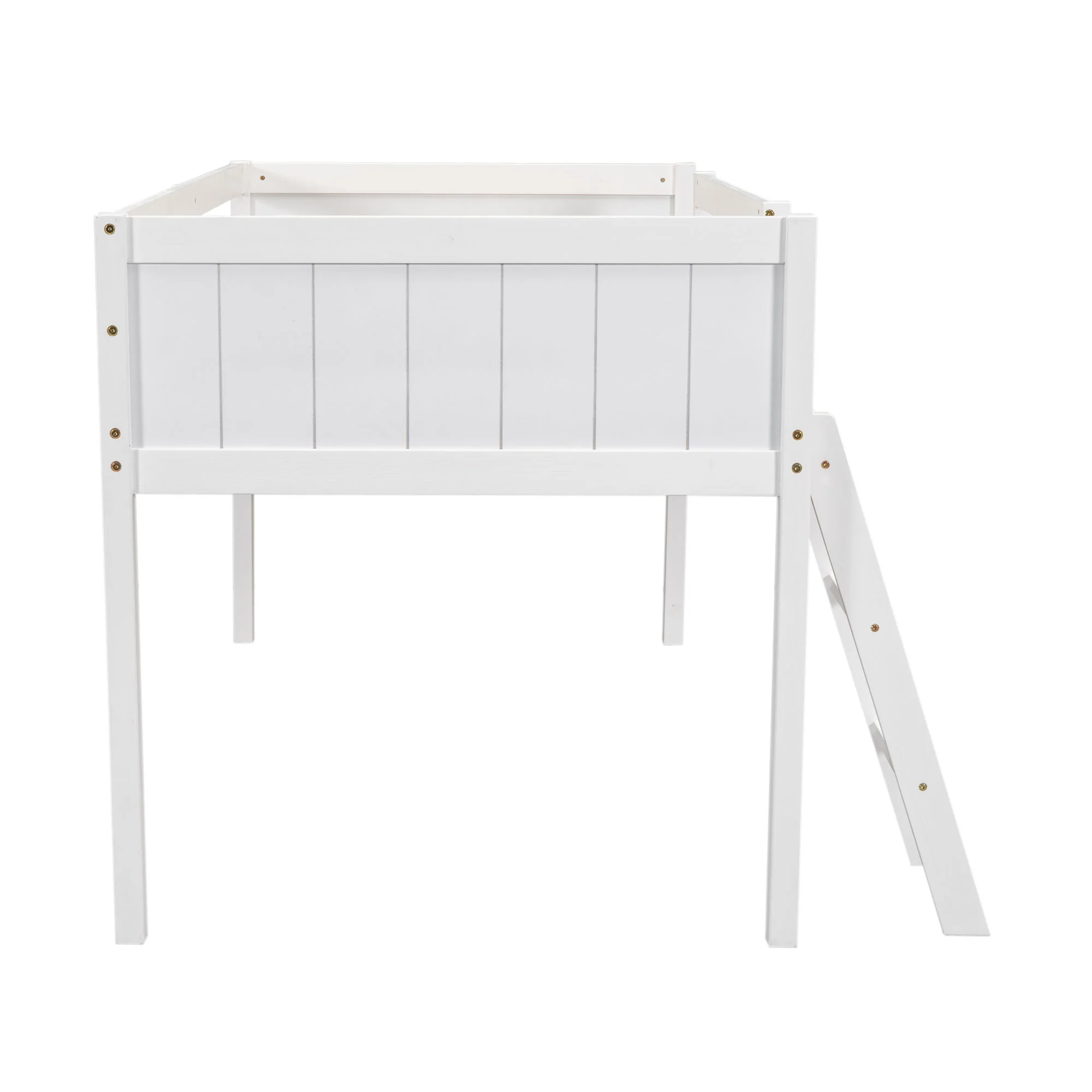 Low Loft Bed With Adjustable Ladder - Image 2