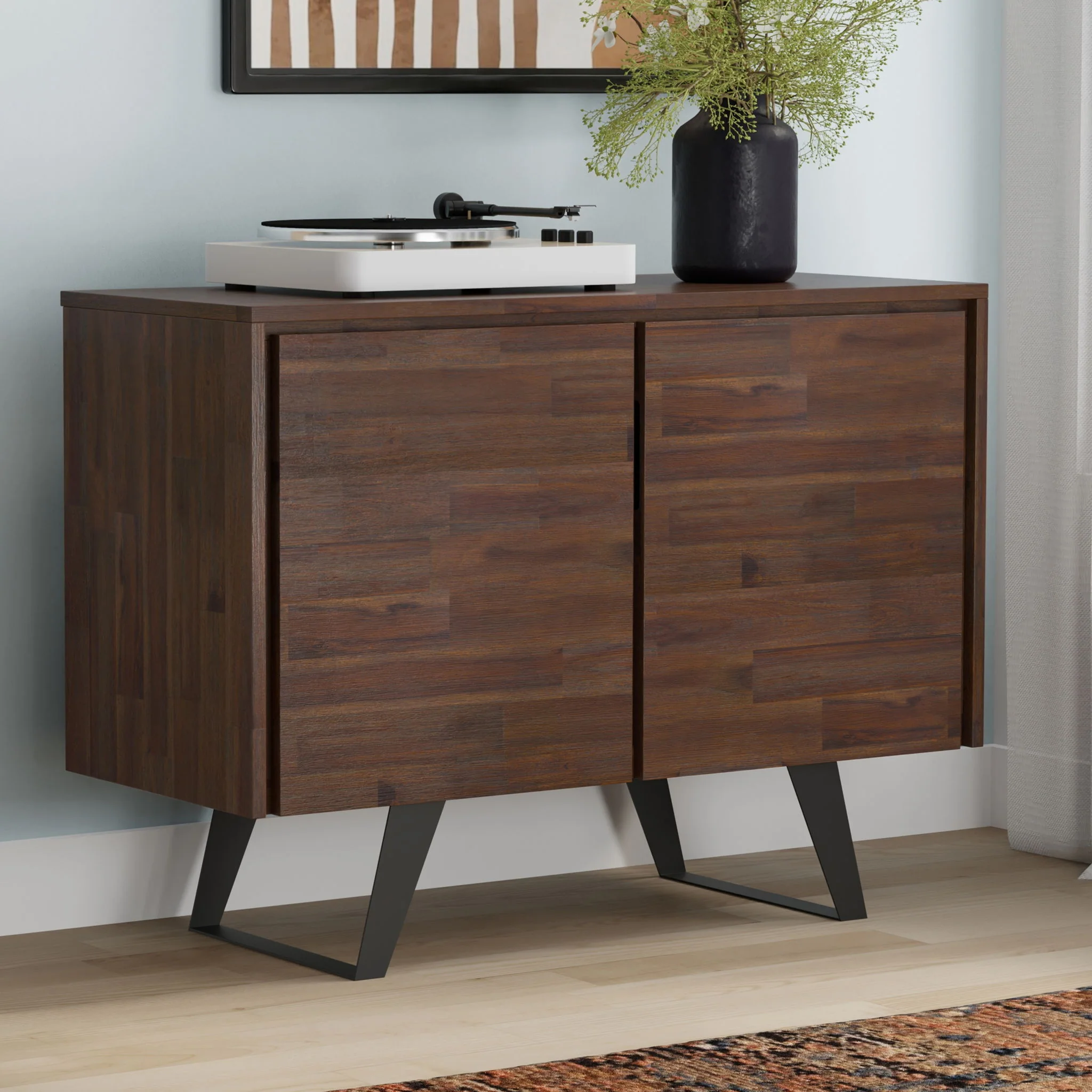 Lowry - 2 Door Sideboard Buffet - Brown - Image 4