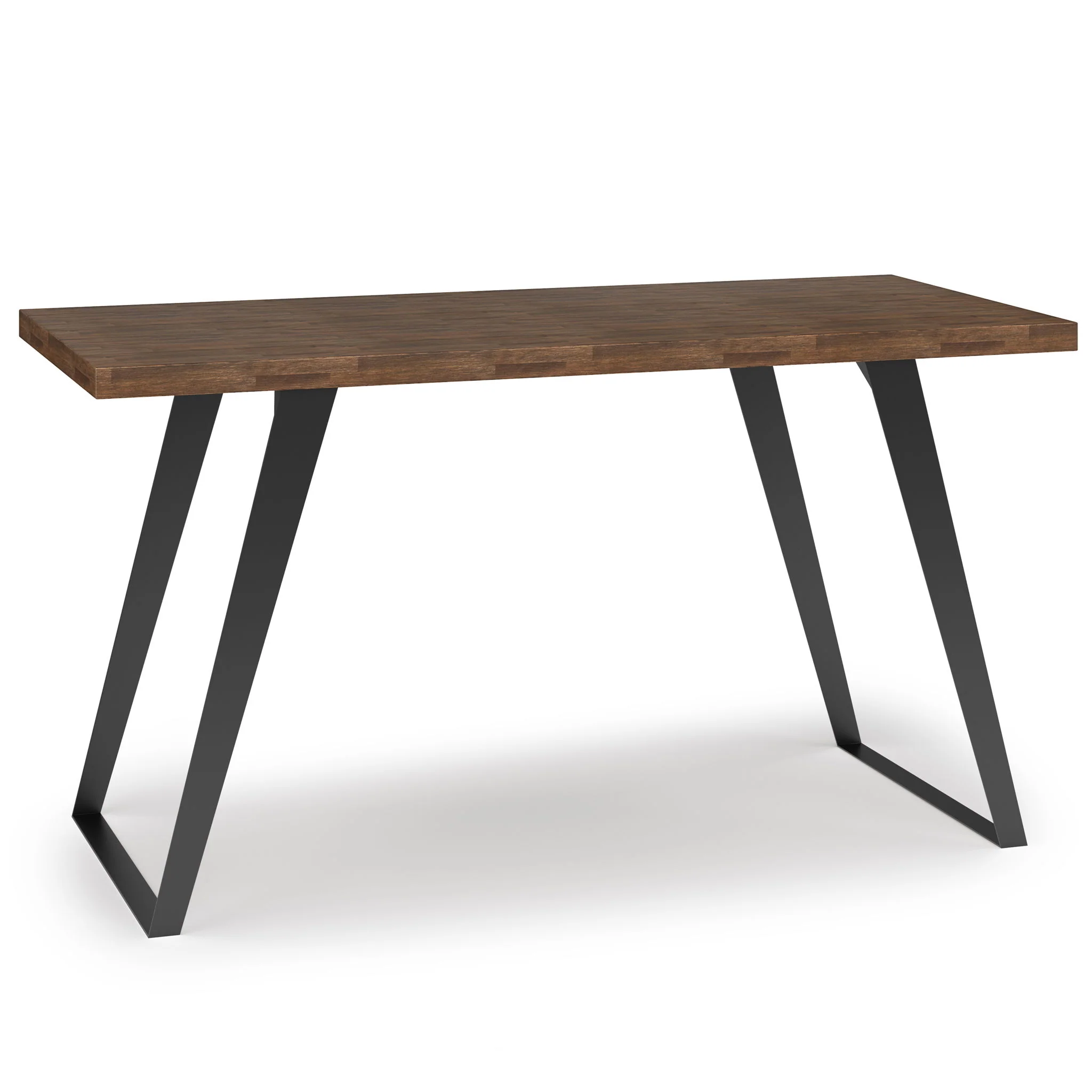 Lowry - Flat Top Desk - Rustic Natural Aged Brown - Image 2