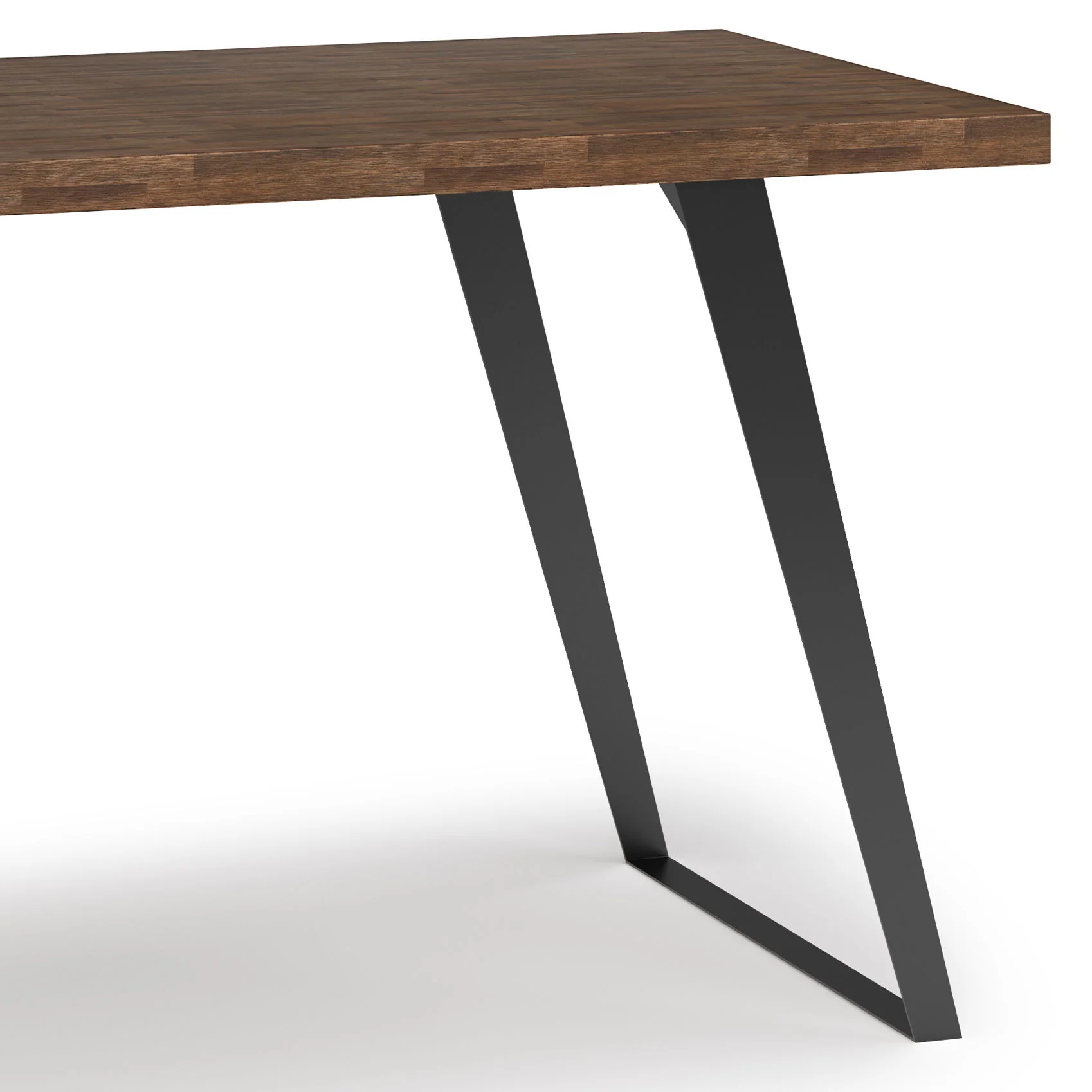 Lowry - Flat Top Desk - Rustic Natural Aged Brown - Image 3