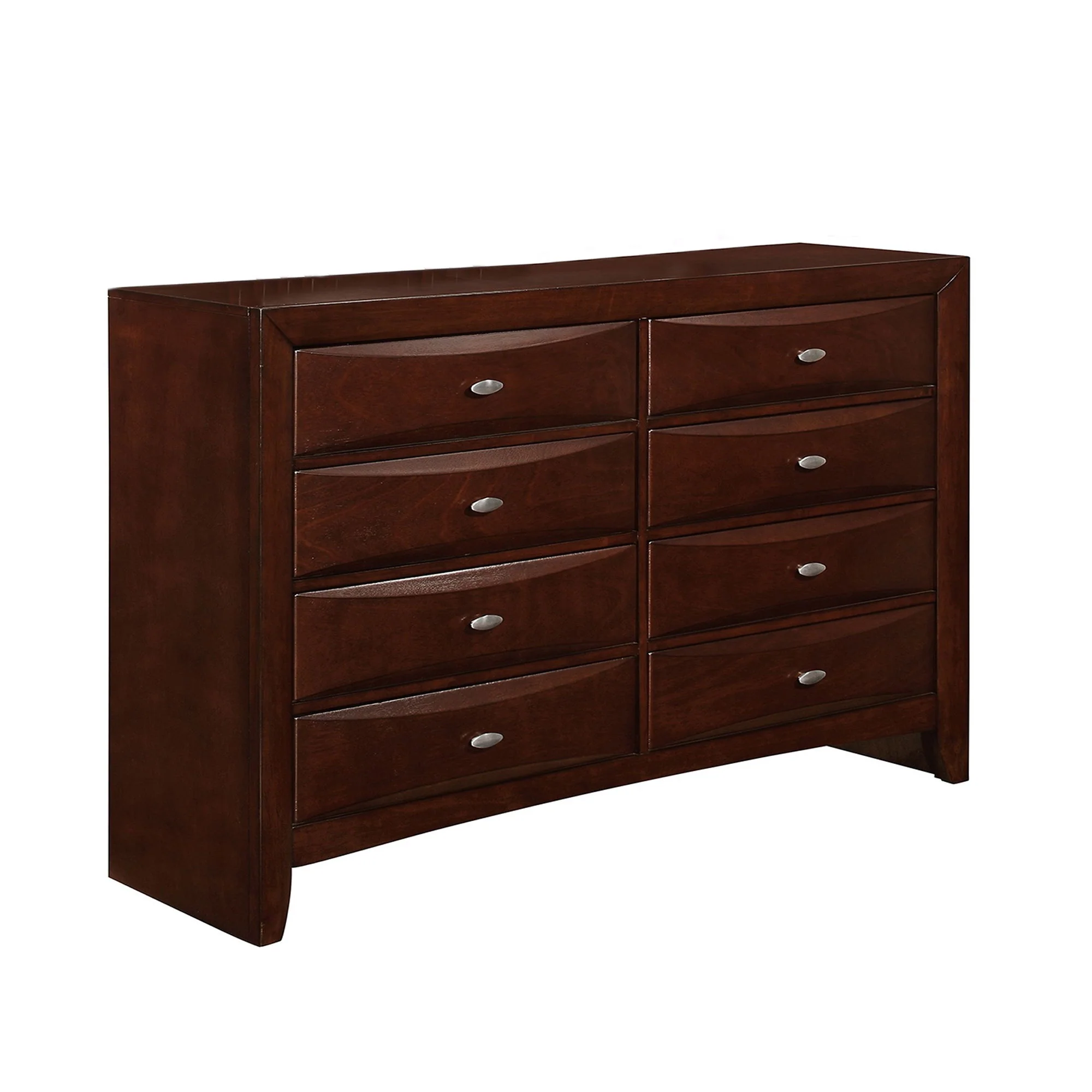 Lucille - 5 Piece Bedroom Set With Storage Drawers And Bookcase Headboard - Image 5
