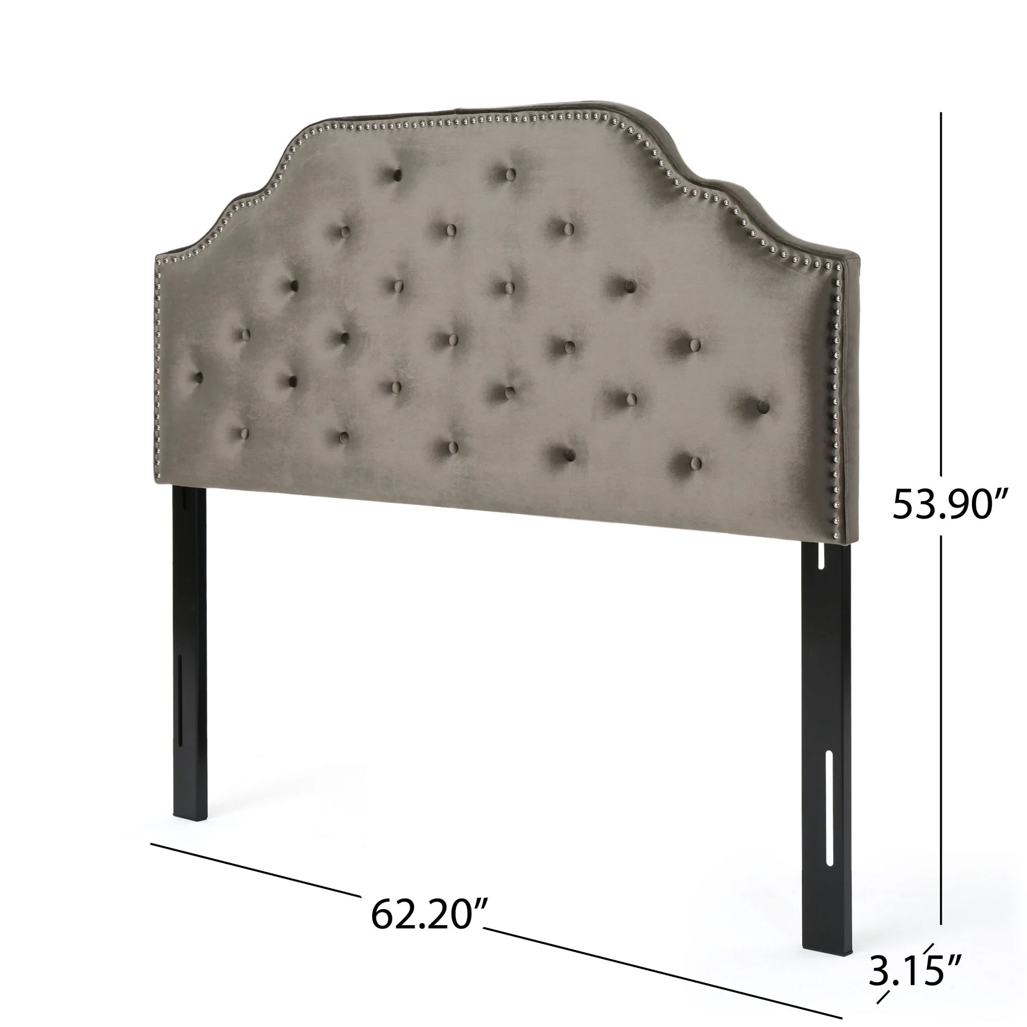 Luella - Button Tufted Upholstered Headboard - Image 11