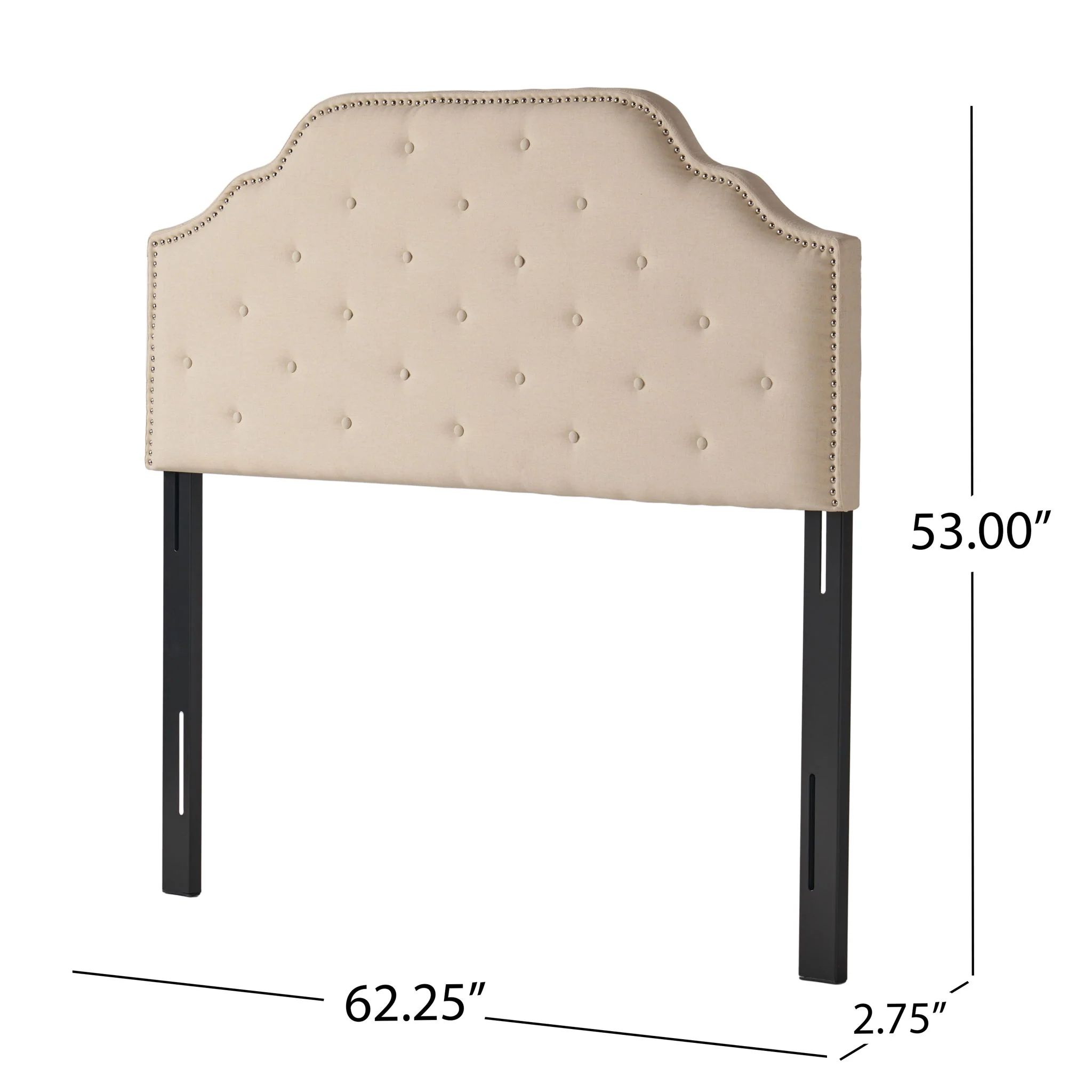 Luella - Button Tufted Upholstered Headboard - Image 12