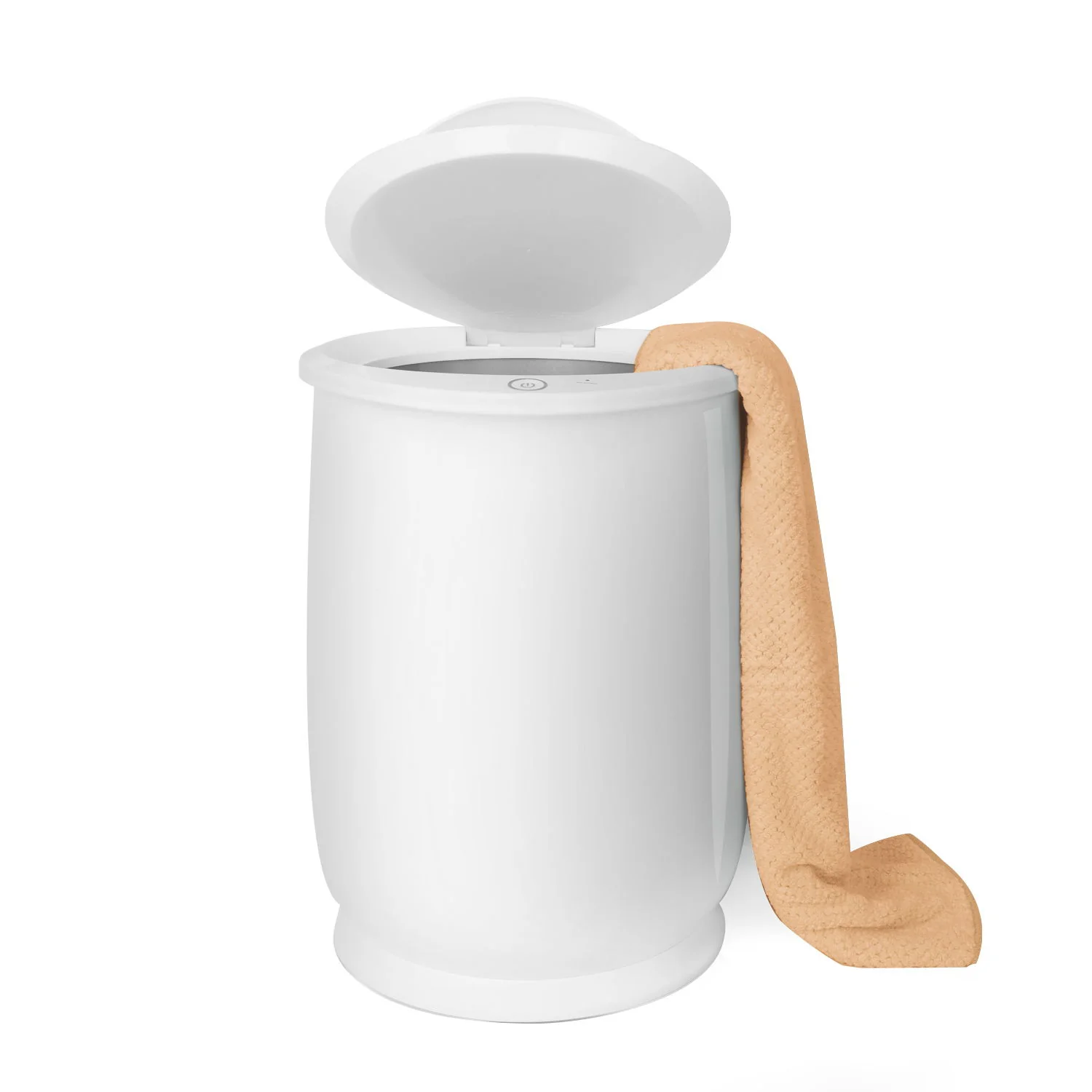 Luxury Bucket Towel Warmers, Large Towel Warmers For The Bathroom, Fits Up To 2 Oversized Towels - White - Image 3