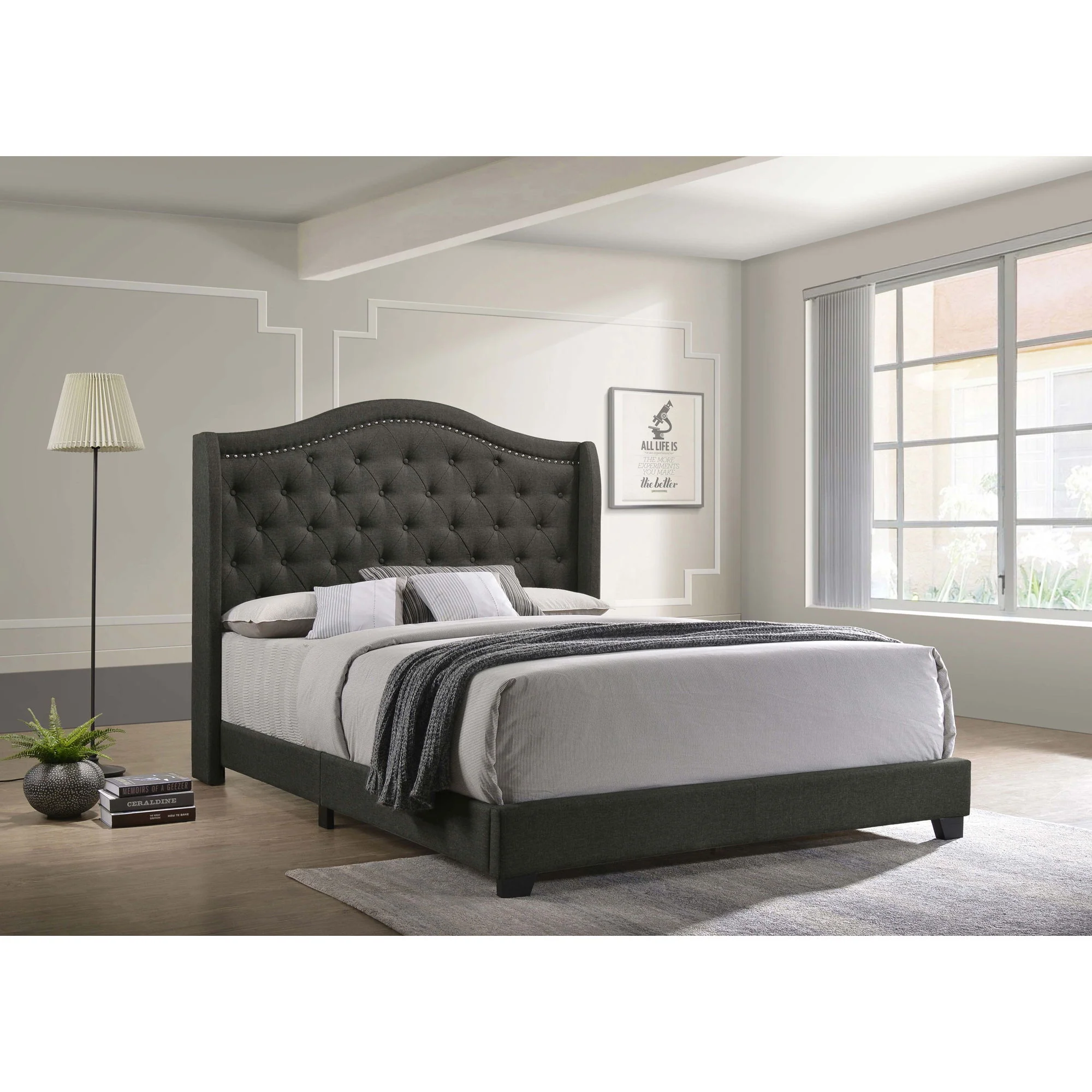 Maassluis - Bed With Button Tufted Headboard - Image 7