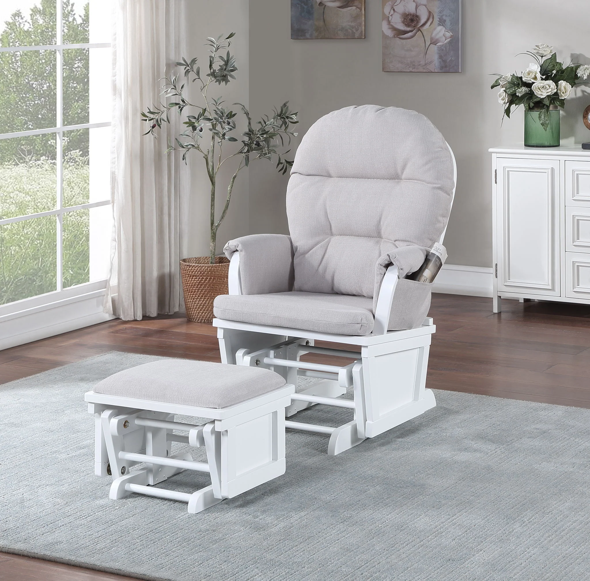 Madison - Glider & Ottoman - Base - Image 3