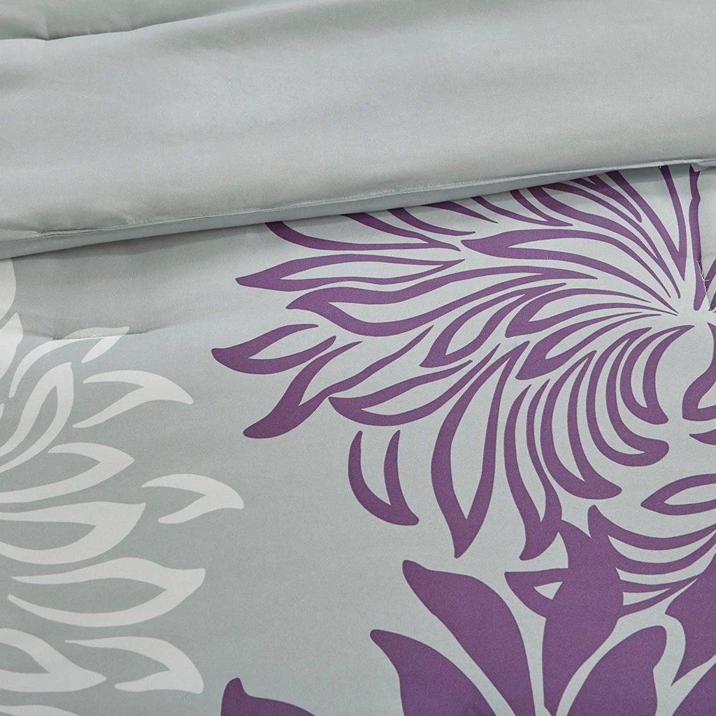 Maible - Complete Comforter And Sheet Set - Purple - Image 3