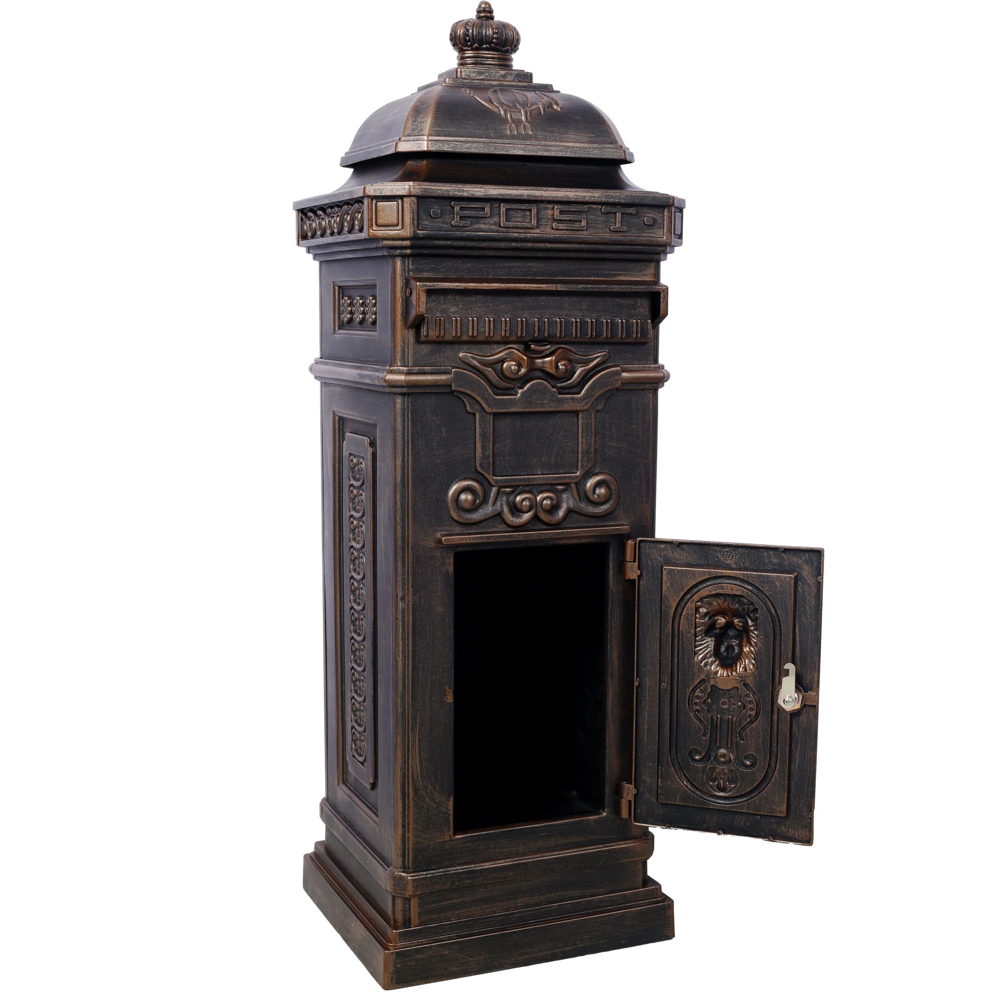 Mailboxs Residential Large-Capacity Letter Box, Rainproof Postbox Statue - Image 13