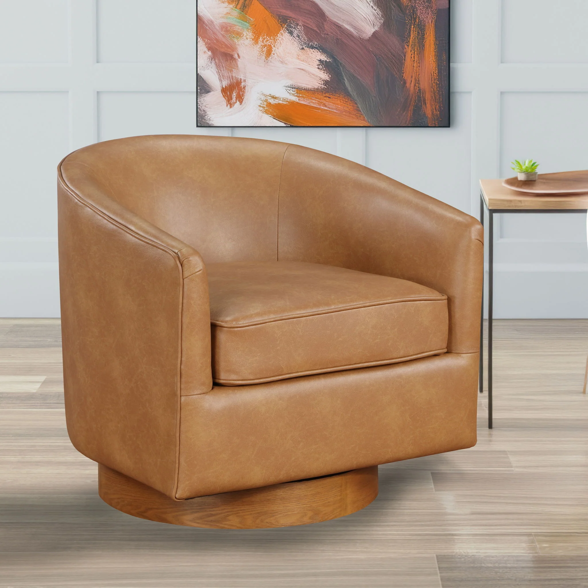 Maisy - Barrel Swivel Chair - Image 3