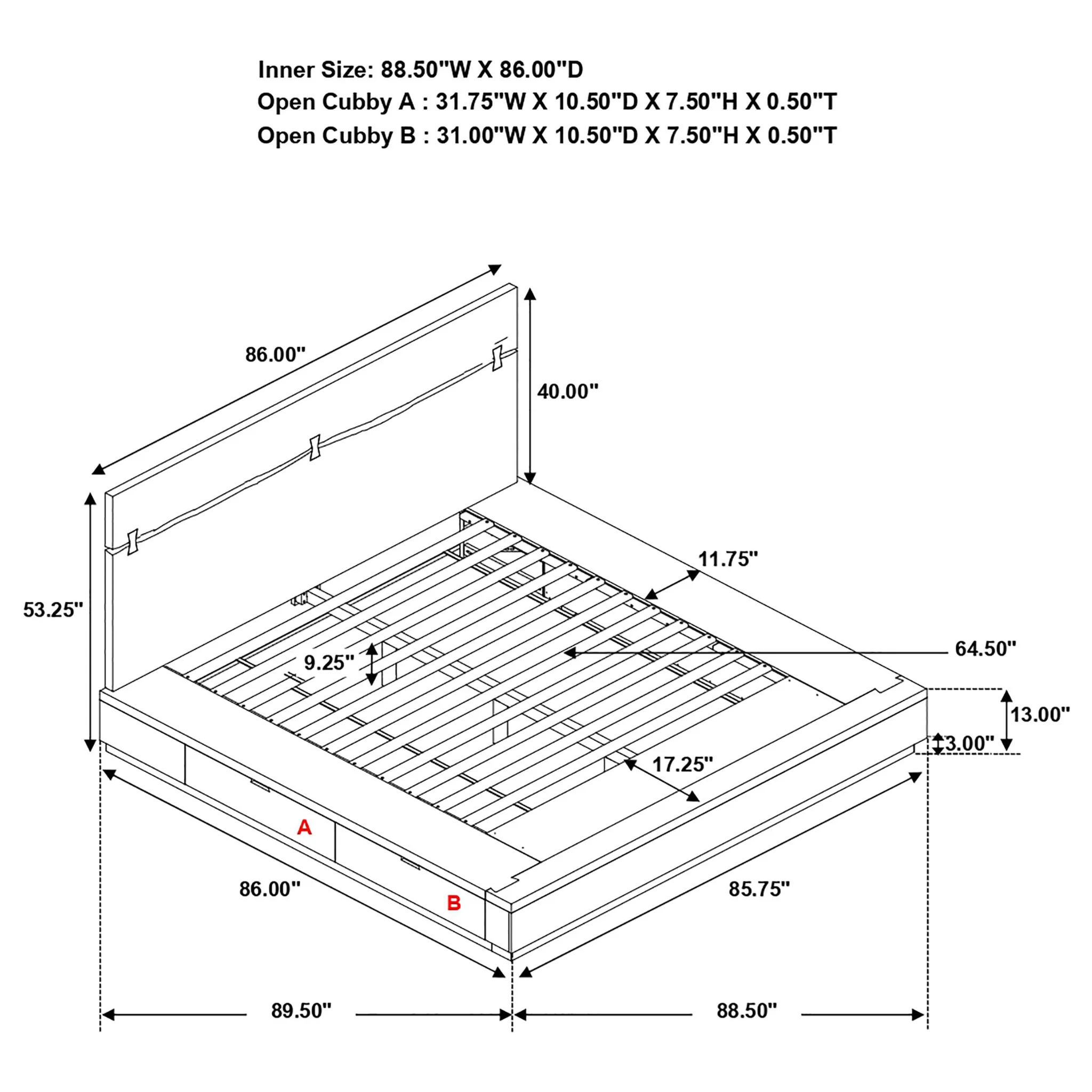 Mallory - Platform Bed - Image 4