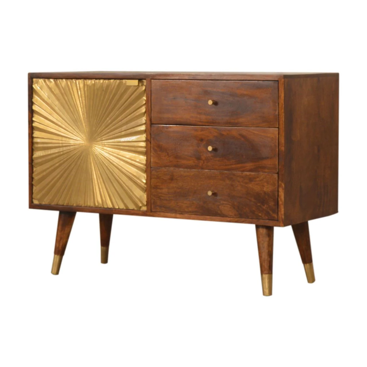 Manila - Sideboard, 3 Drawer - Chestnut - Image 3