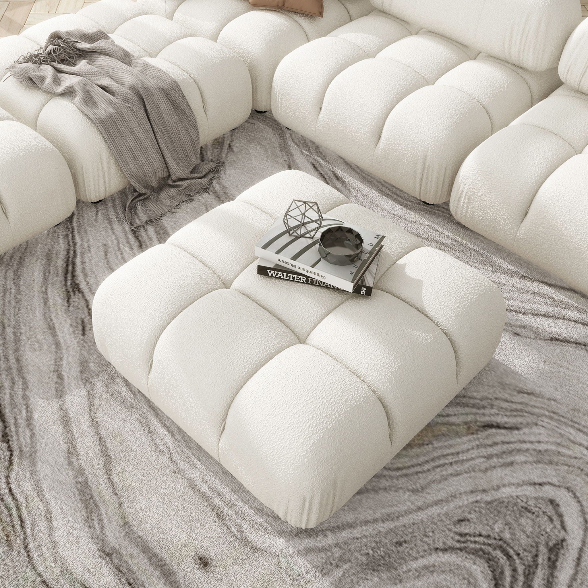 Marcel - Bubble Modular Modern Cocktail Ottoman - Image 15