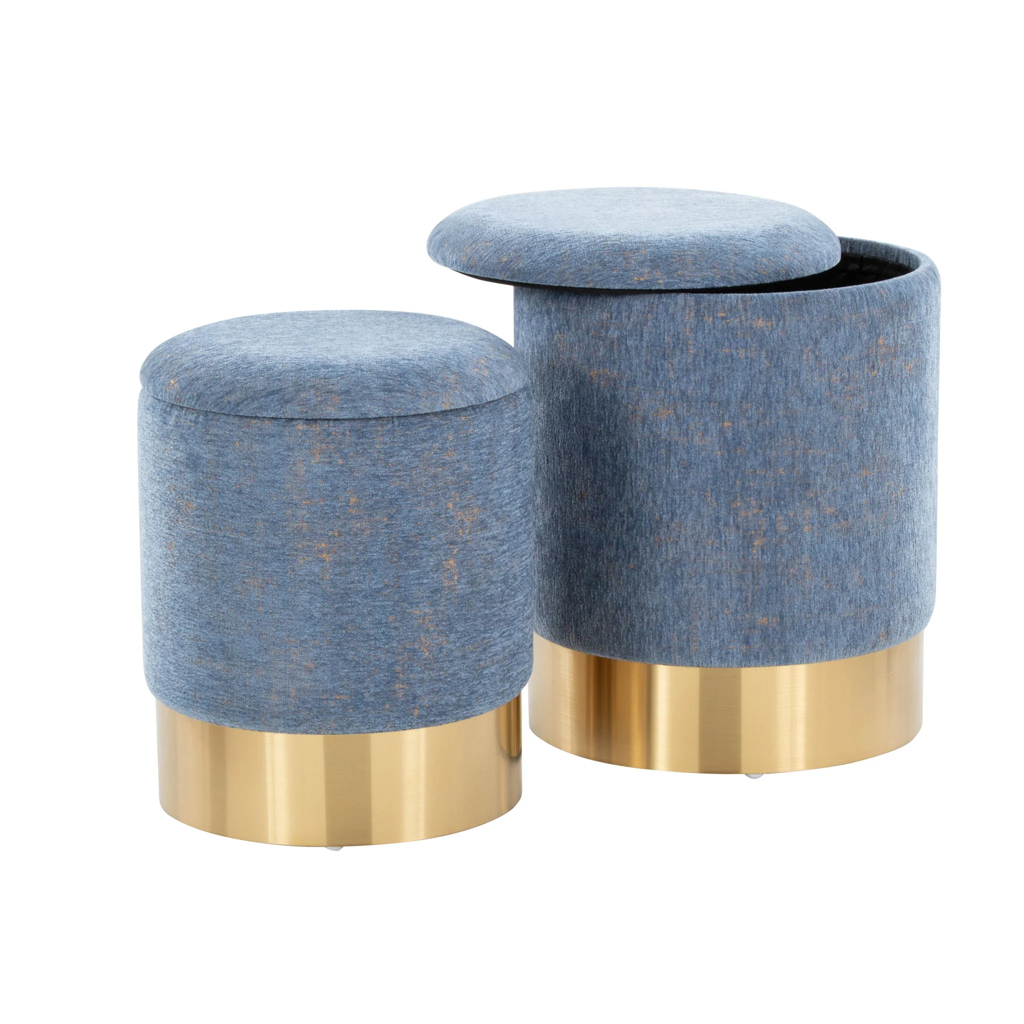 Marla - Contemporary Nesting Ottoman Set - Image 11