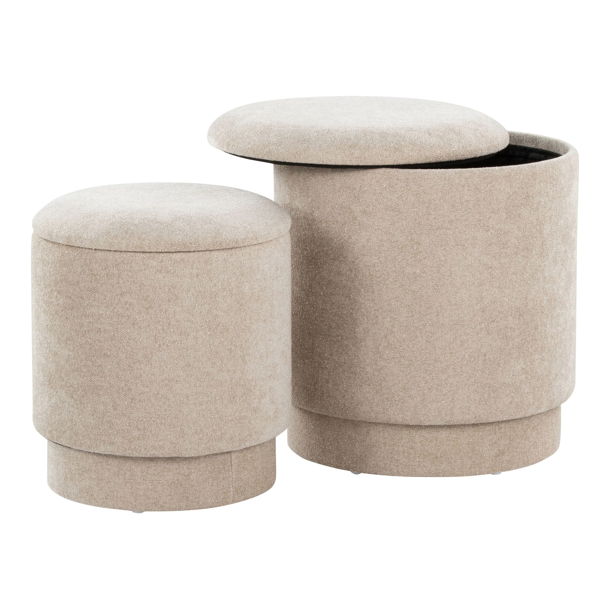 Marla - Upholste Contemporary Ottoman Set - Image 10