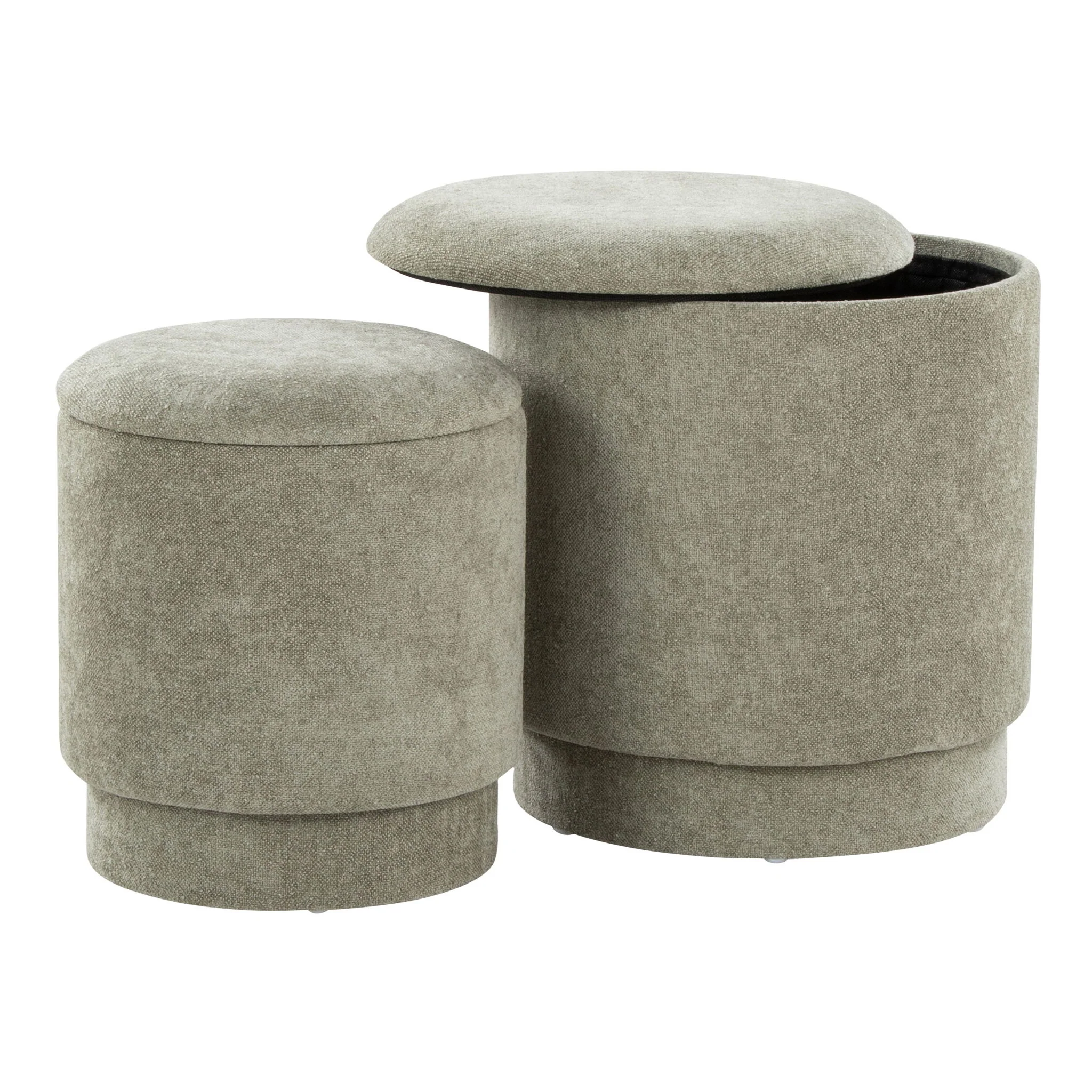 Marla - Upholste Contemporary Ottoman Set - Image 16