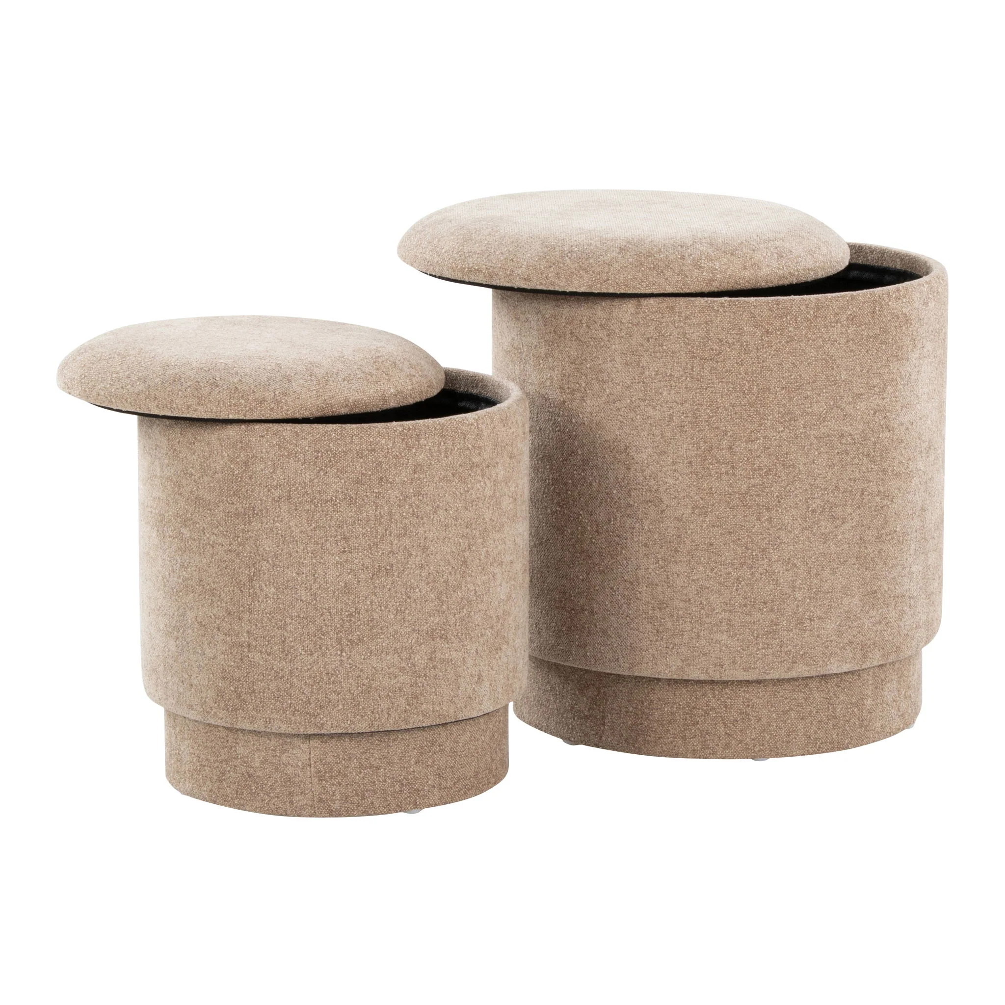 Marla - Upholste Contemporary Ottoman Set - Image 7