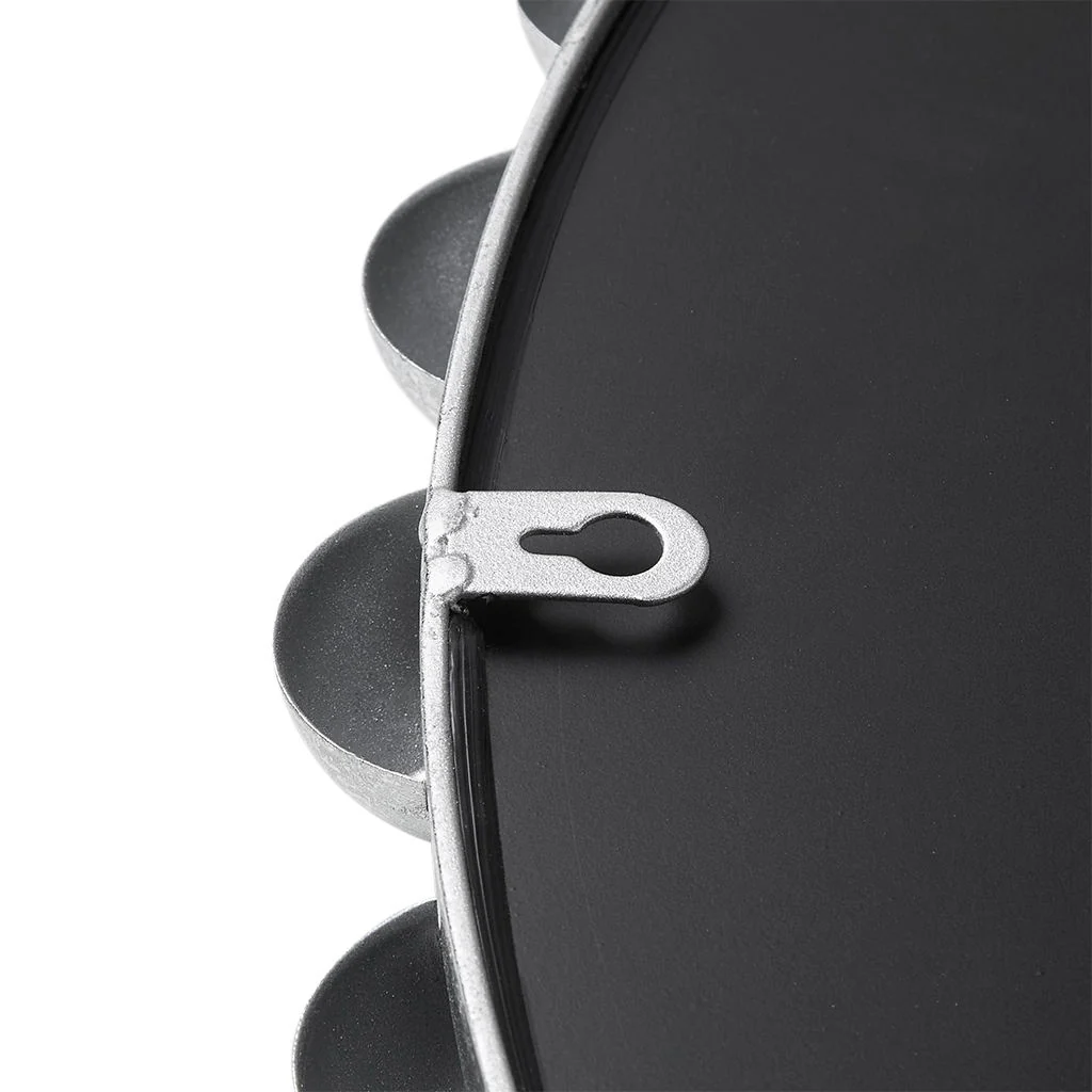 Marlowe - 27" Round Wall Decor Mirror - Silver - Image 4