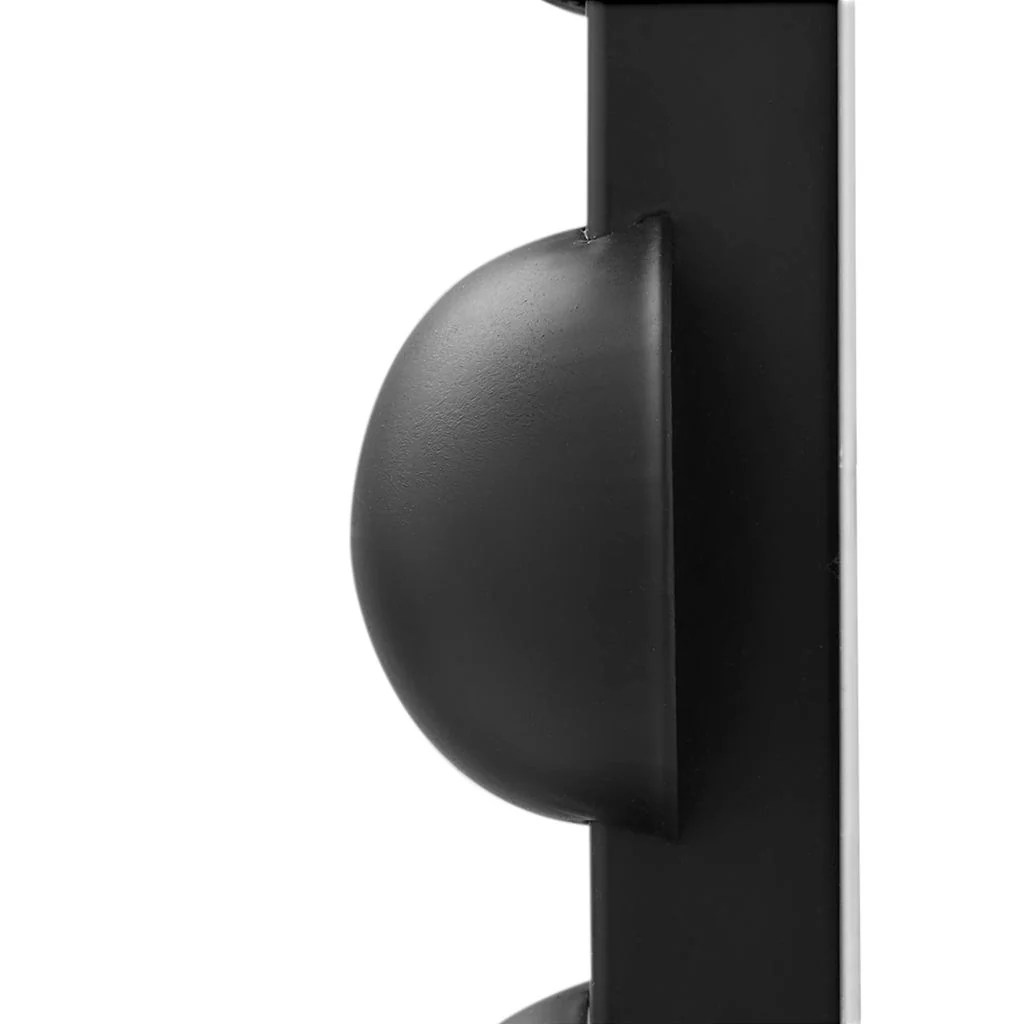 Marlowe - 36" Round Wall Decor Mirror - Black - Image 3