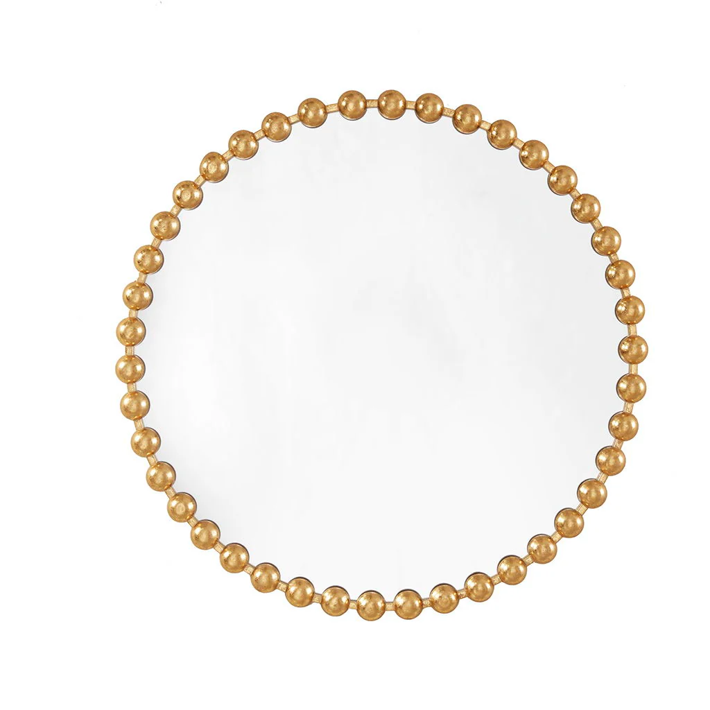 Marlowe - 36" Round Wall Decor Mirror - Gold
