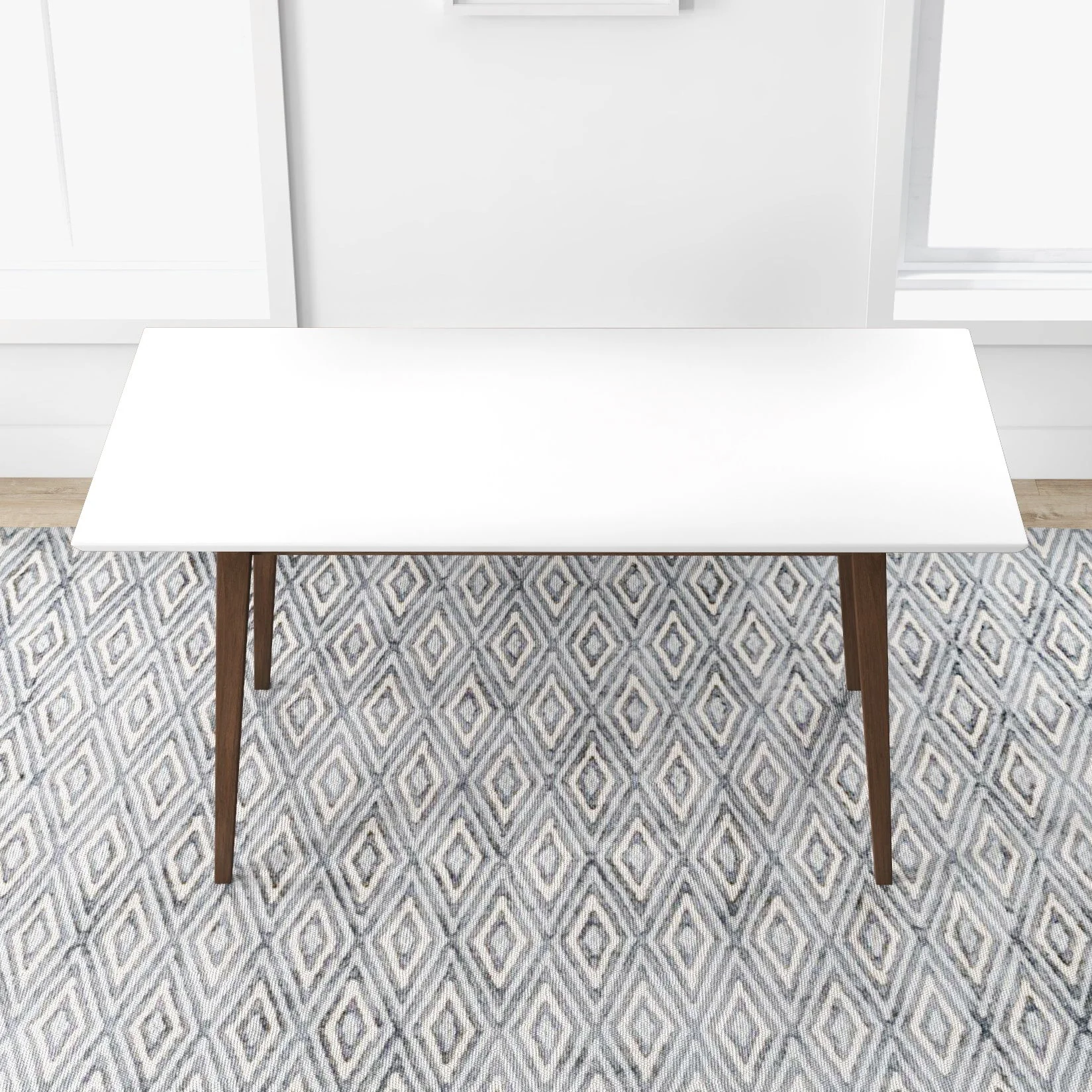 Mary - Modern Style Rectangular Dining Kitchen Table - Image 7