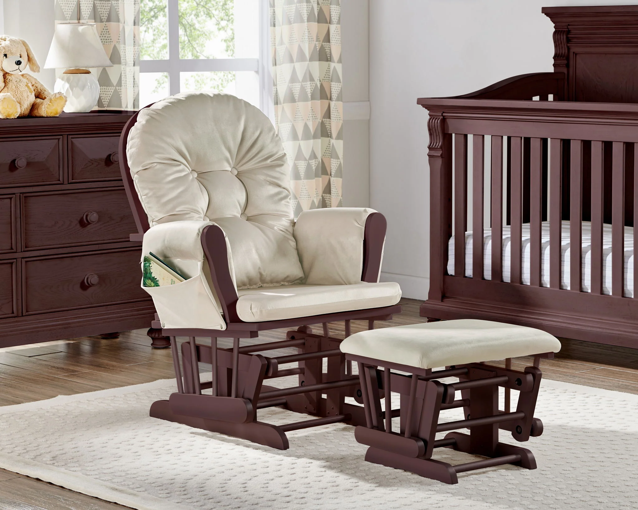 Mason - Comfortable Glider And Ottoman - Image 4