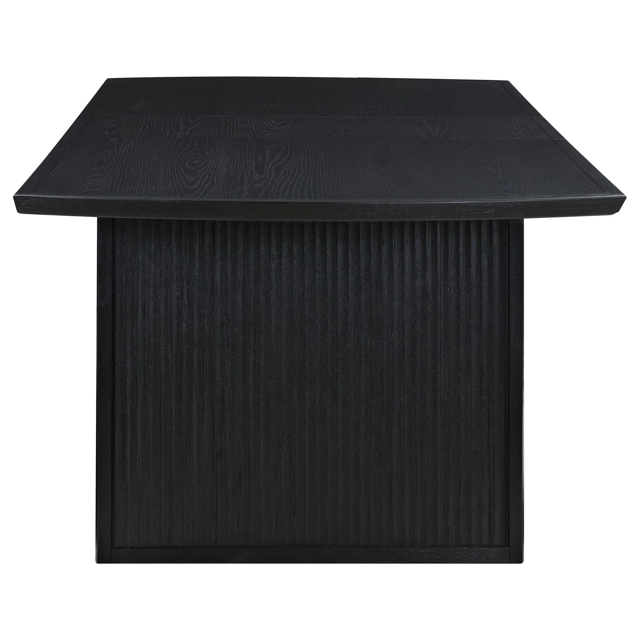 Mason - Removable Extension Leaf Dining Table - Black - Image 2