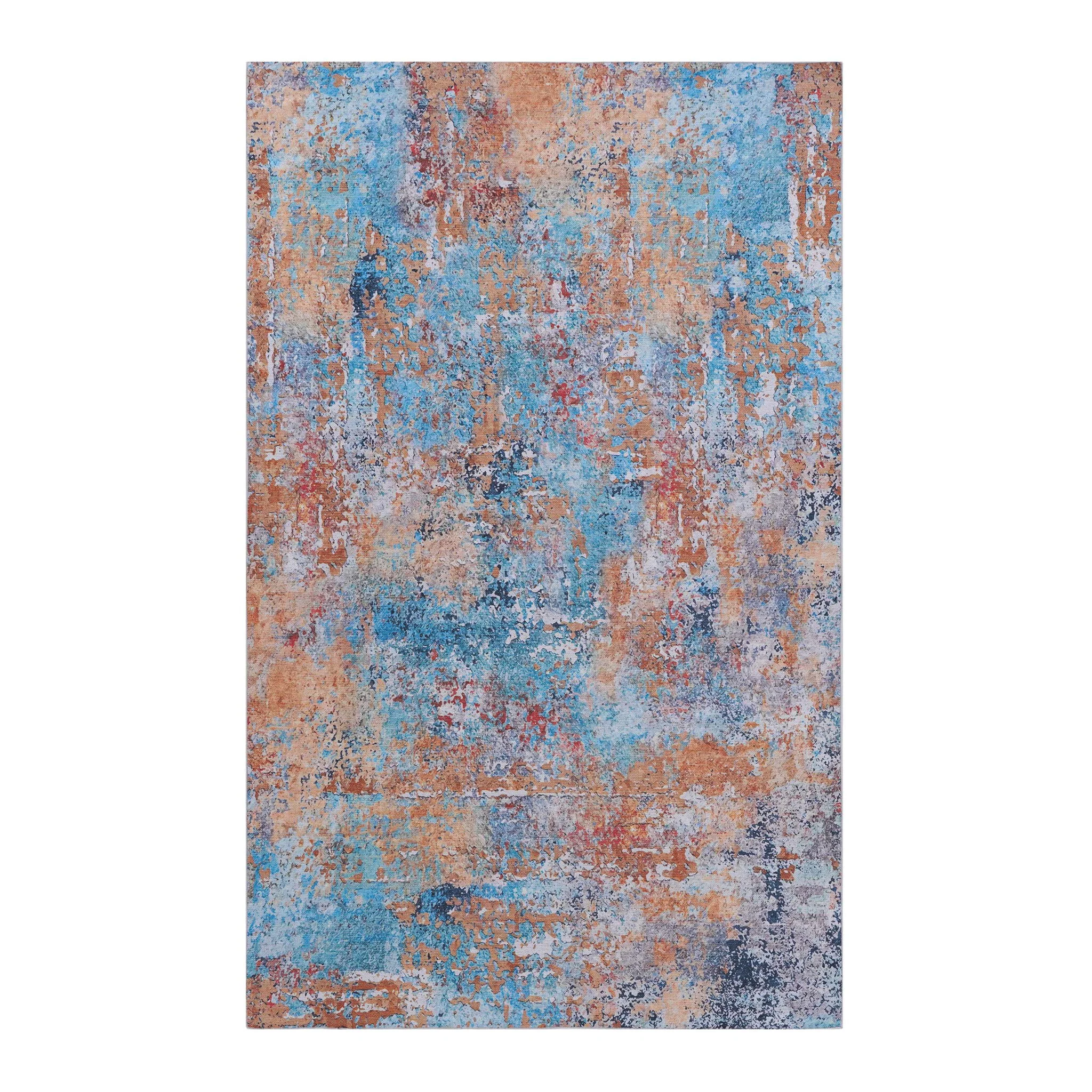 Maval - 6' X 9' Washable Area Rug - Multi - Image 4